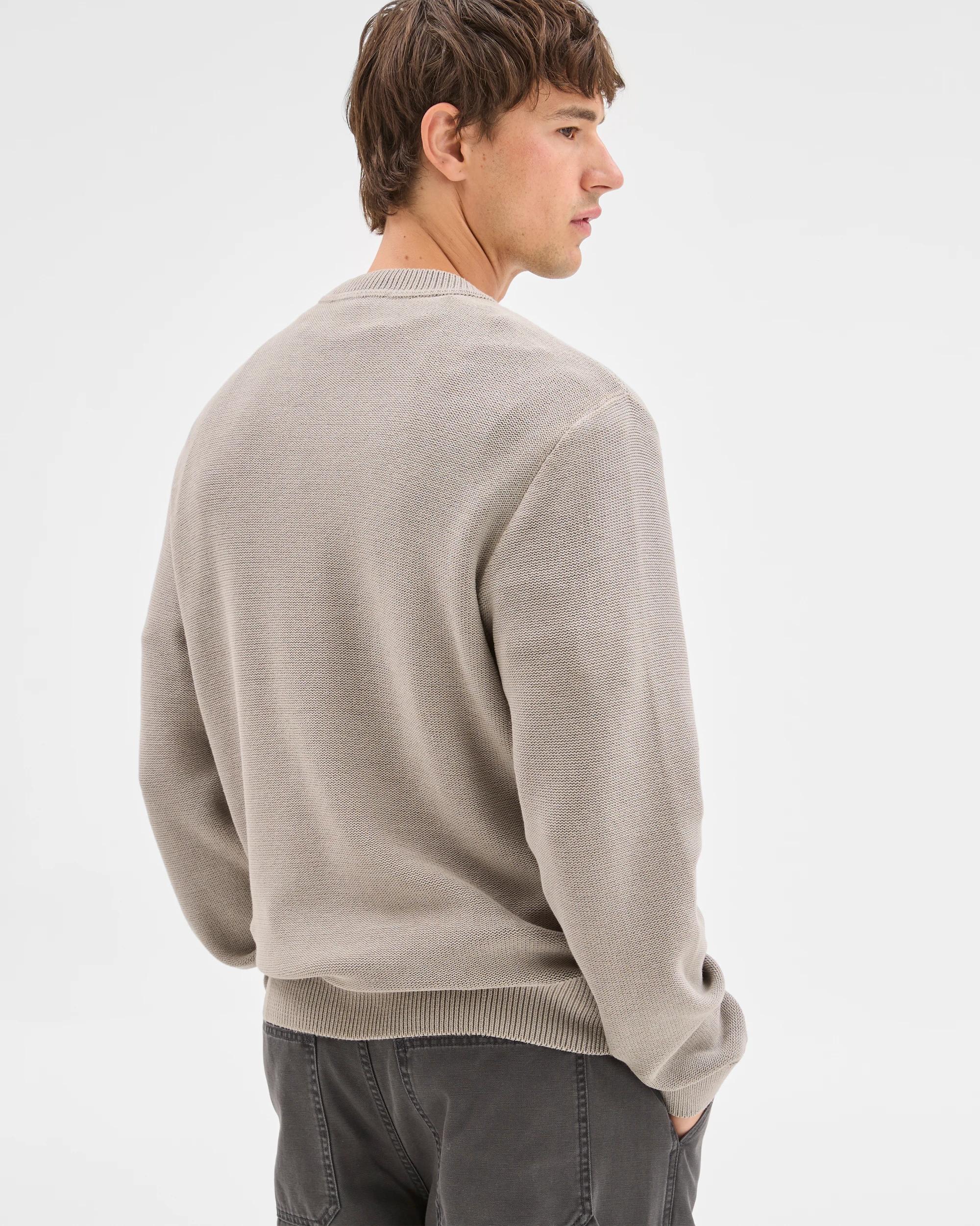 6 Commons Australian Cotton Oversized Knit Jumper WORN SAND, 6 of 6