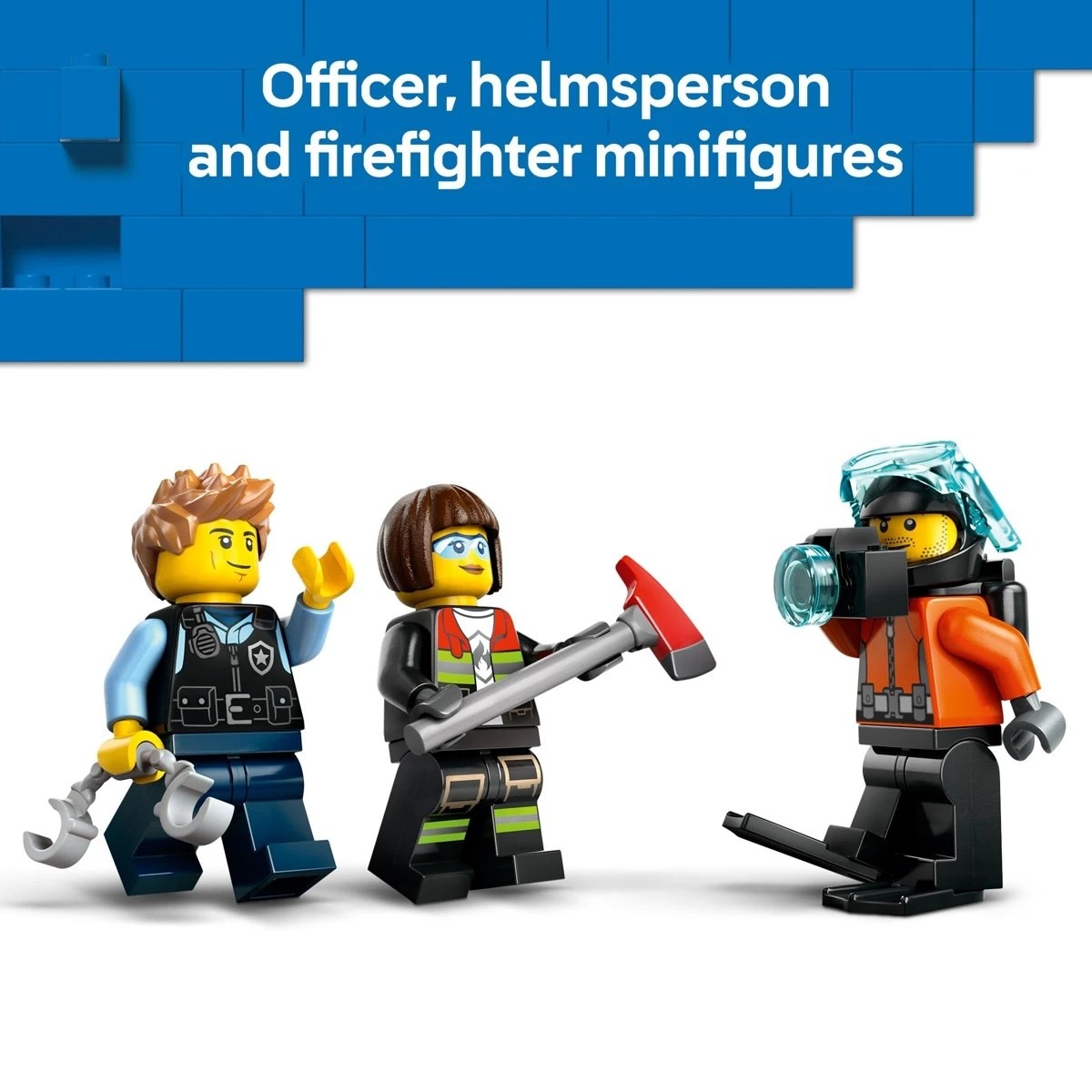 8 LEGO City Helicopter, Fire Engine & Submarine Remix 60462, 8 of 9