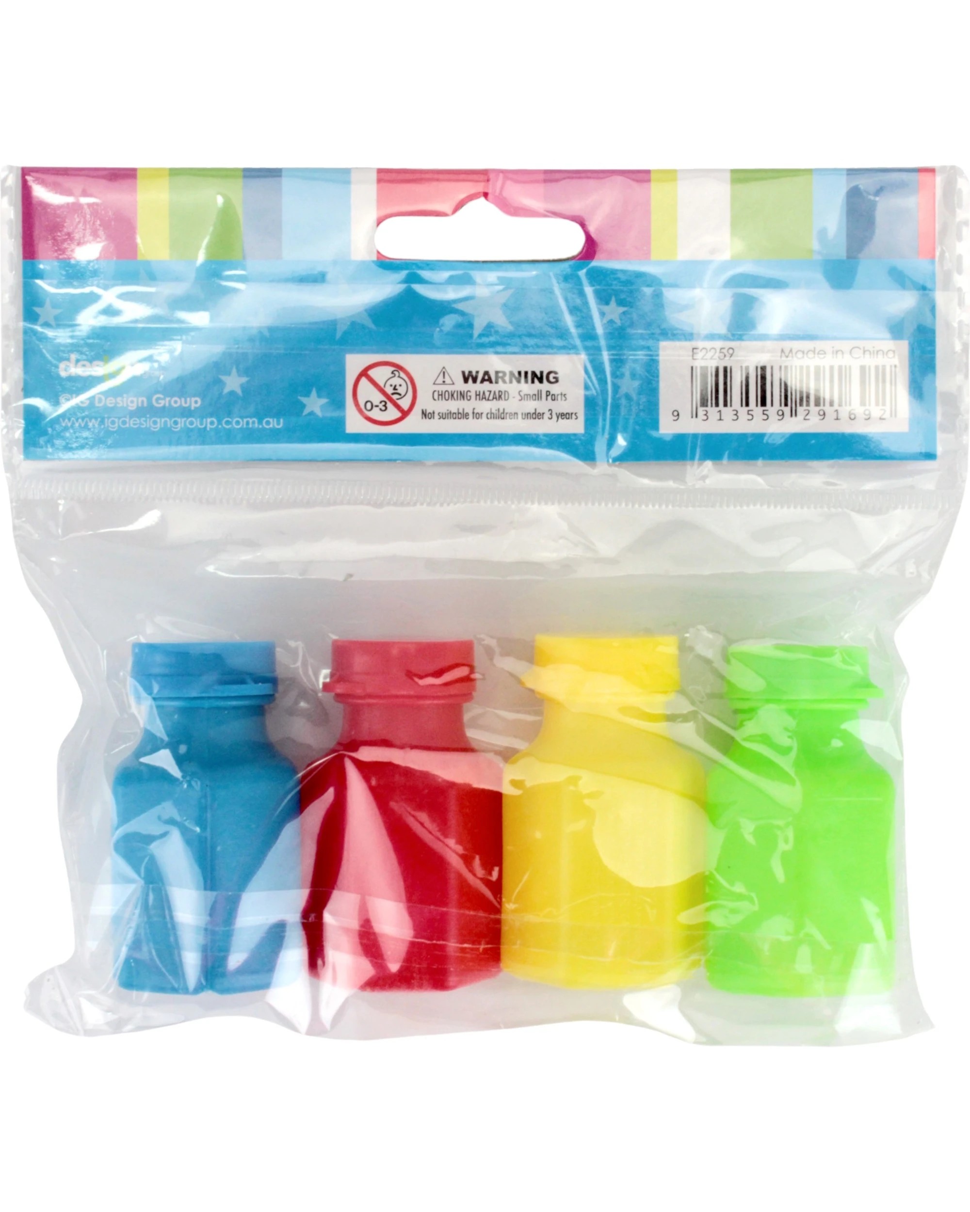 3 Artwrap Mini Bubble Bottles Pack of 4 - Multi, 3 of 3
