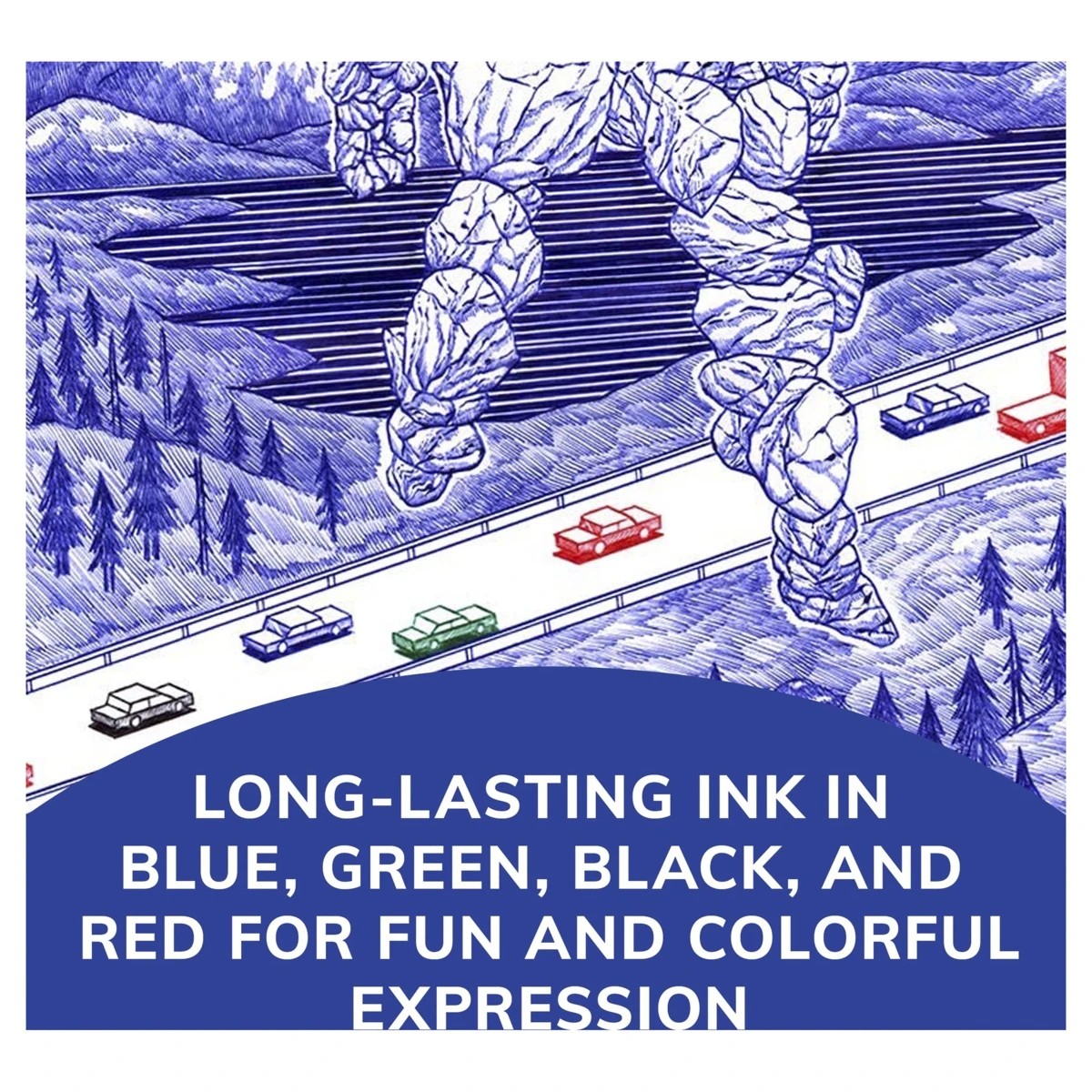 7 3 Pack BIC 4 Colours Original Ballpoint Pens, 7 of 9