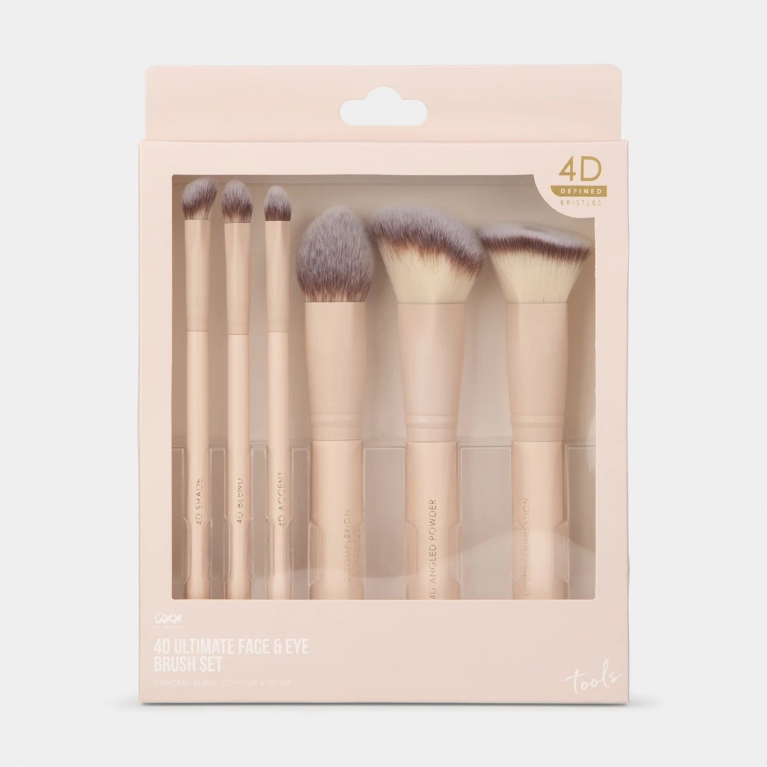 1 OXX Cosmetics 4D Ultimate Face and Eye Brush Set, 1 of 4