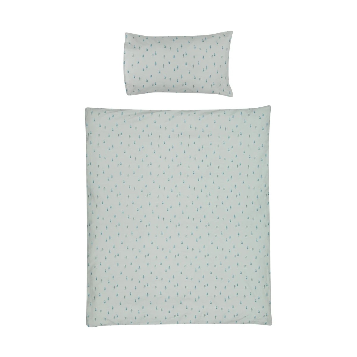 2 Cotton Reversible Cot Quilt Cover Set - Woodland, 2 of 7