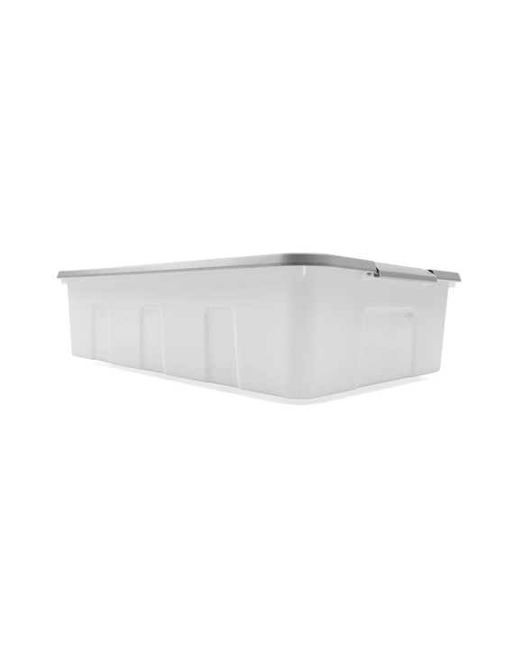 40L Underbed Storage Tub on Wheels - Clear - One Size
