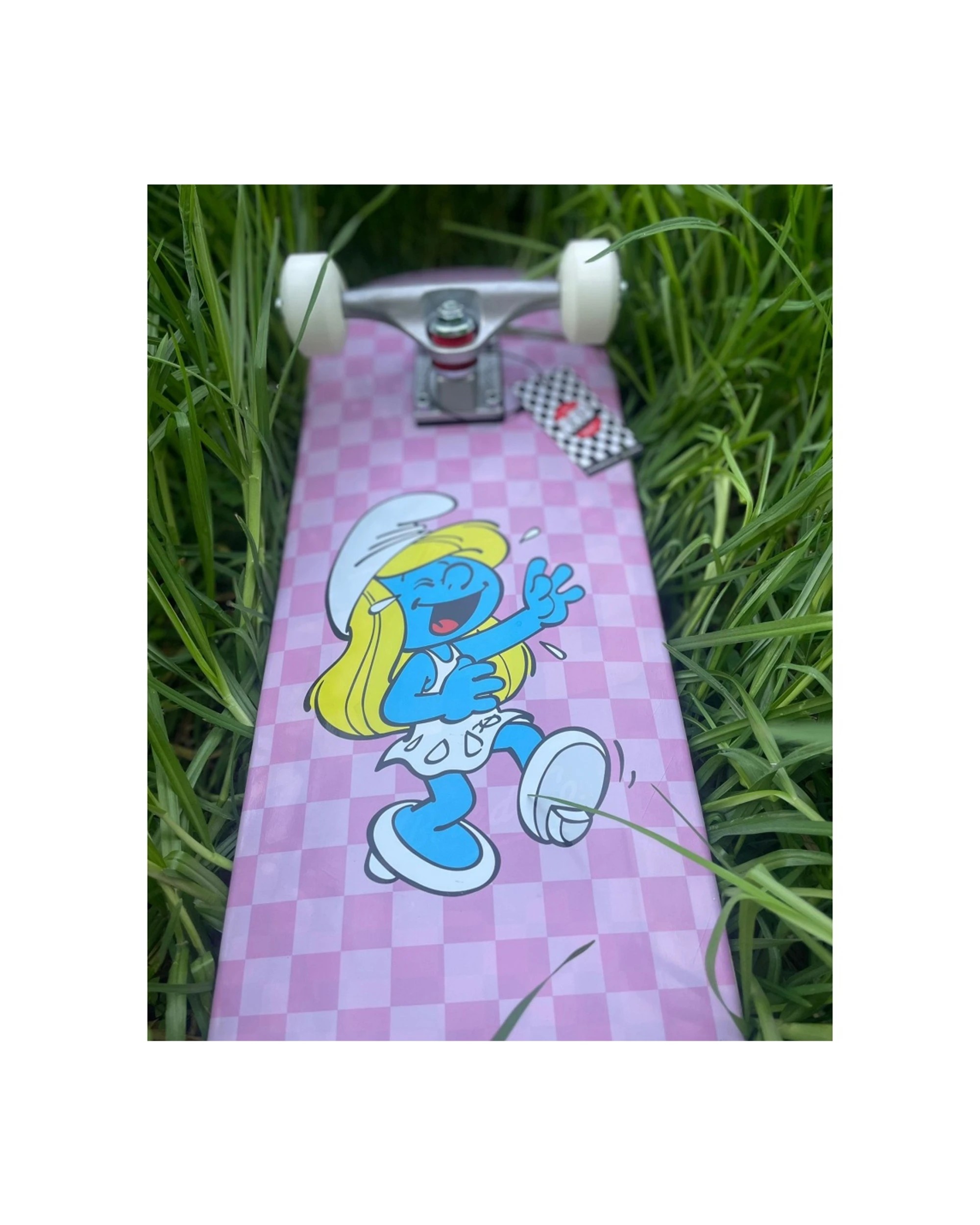 4 Rad Board Co Smurfs Complete Skateboard Dude Crew Smurfette Laughing 7.75 Inch - Multi, 4 of 7