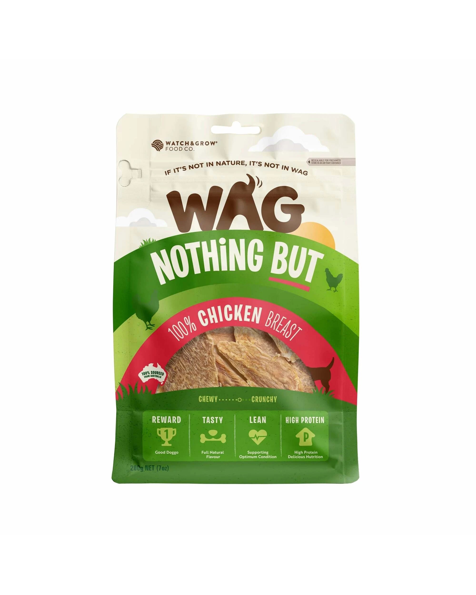 1 WAG Chicken Breast 200g Treat, 1 of 2