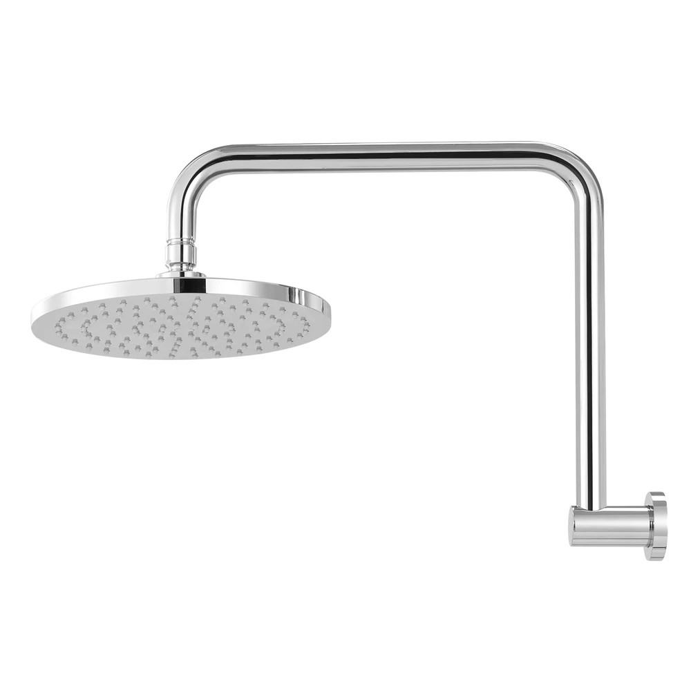 2 9'' Rain Shower Head Overhead High-pressure Swivel - Silver, 2 of 2
