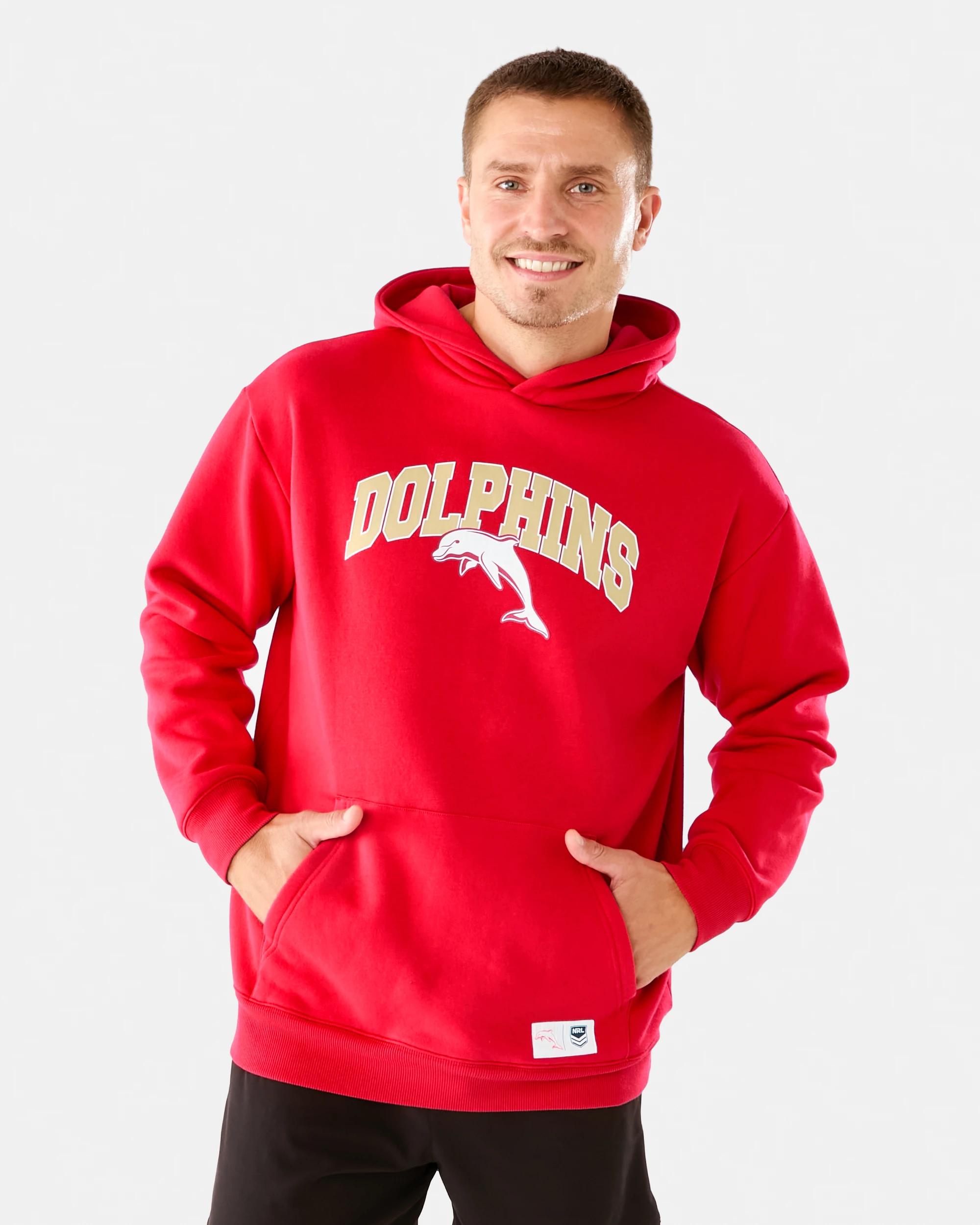 1 NRL Adult Hoodie Dolphins, 1 of 8