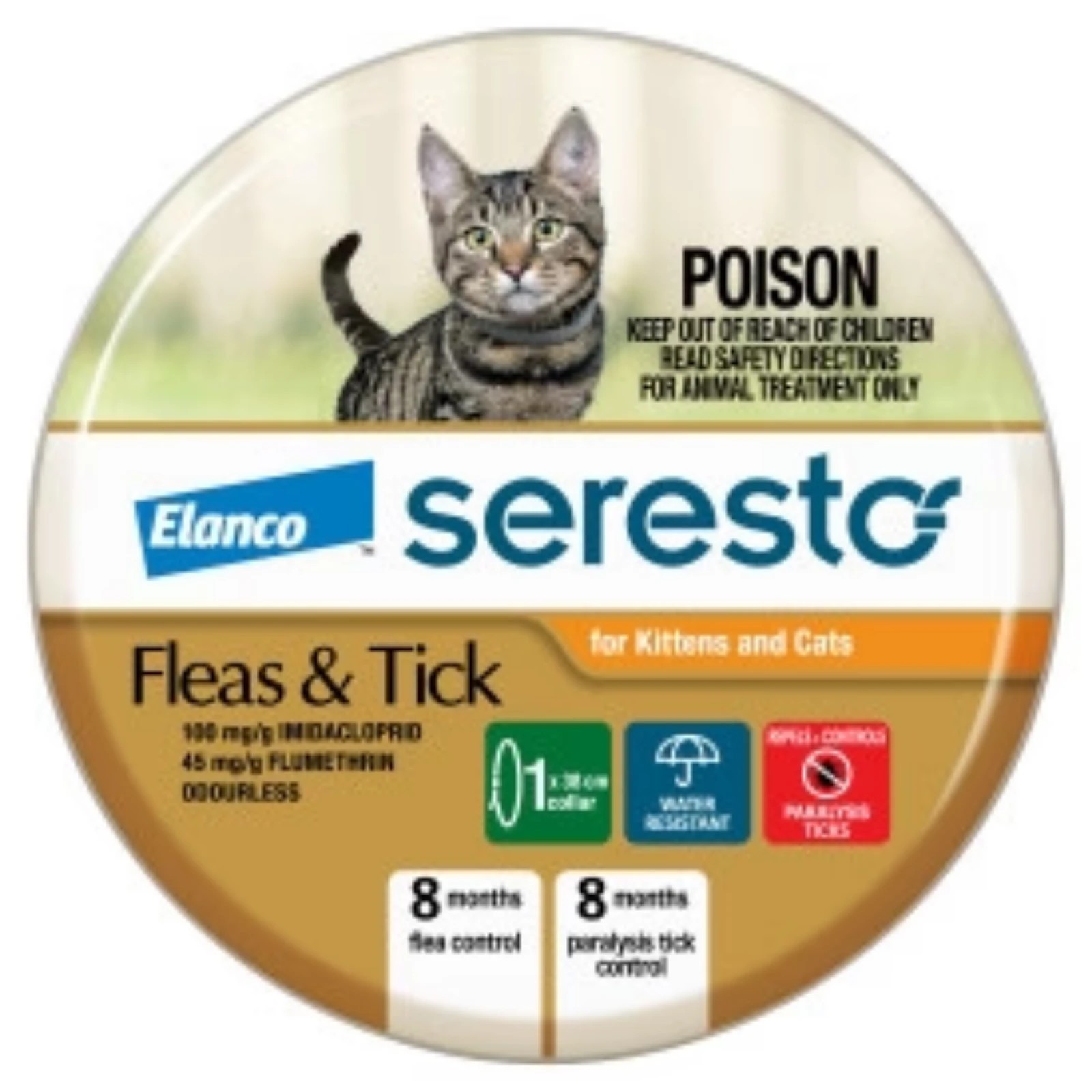 1 Seresto Flea And Tick Cat Collar, 1 of 2