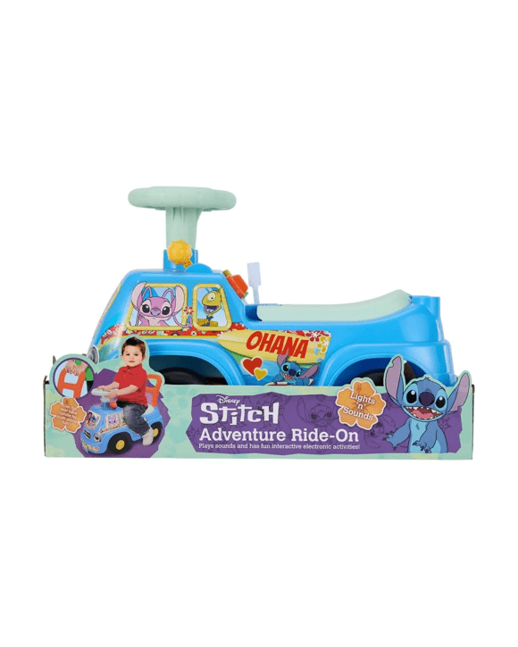 Kiddieland Disney Lilo & Stitch Adventure Light 'n' Sound Ride On