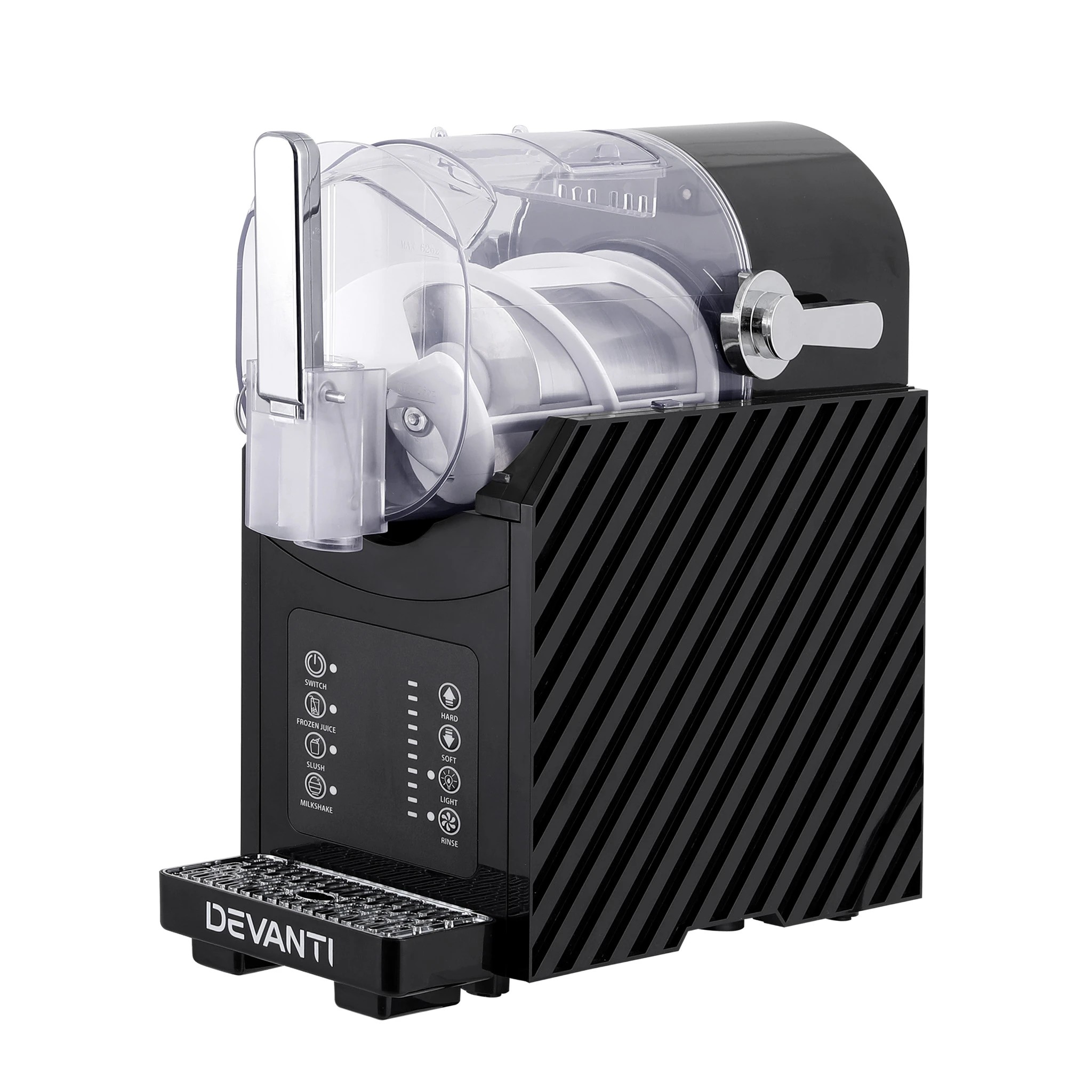 2 Devanti 1.8L Slushie Machine Maker Frozen Smoothies Milkshakes - Black, 2 of 8