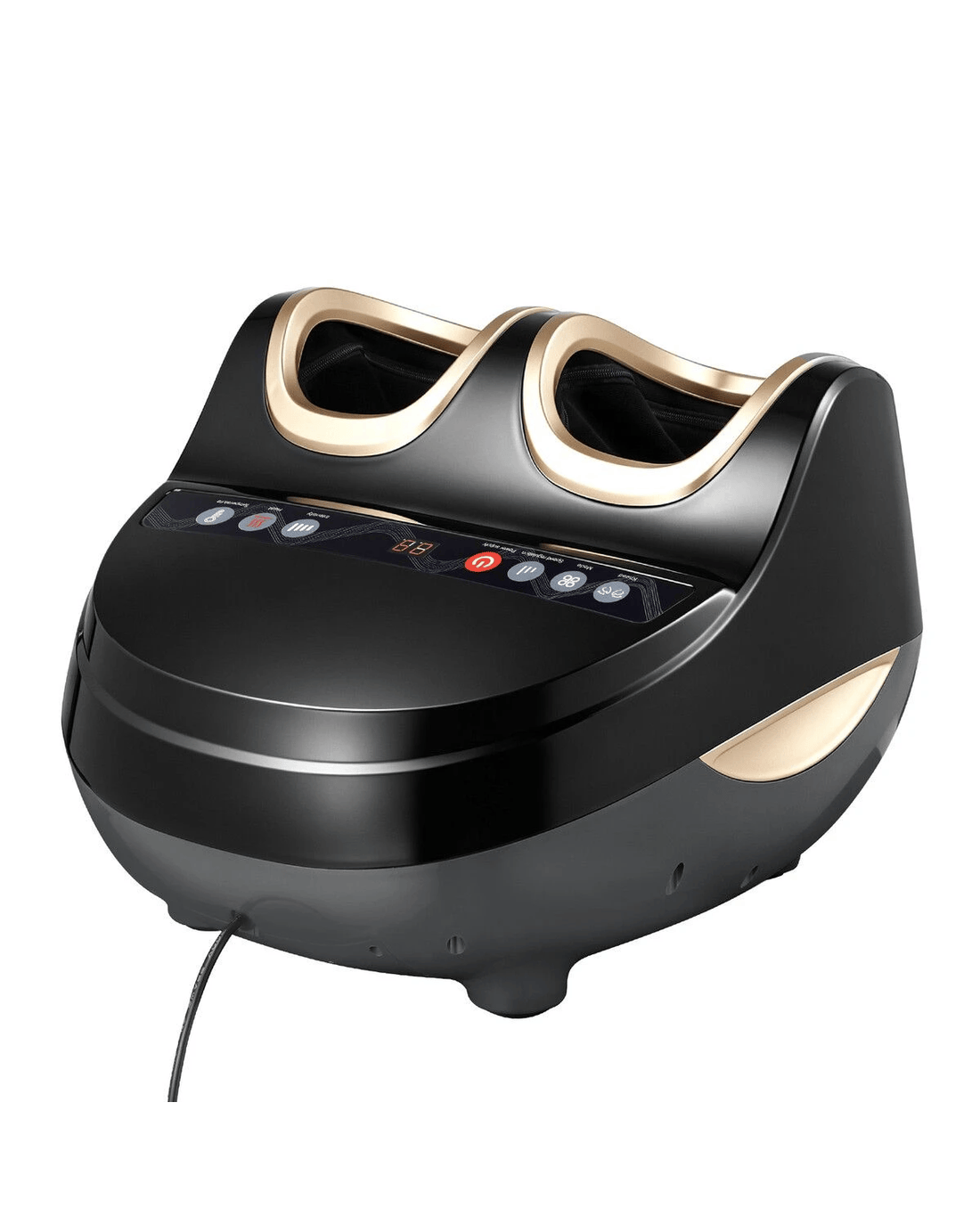 HOMASA Electric Foot and Calf Massager Heated Air Compression Shiatsu ...