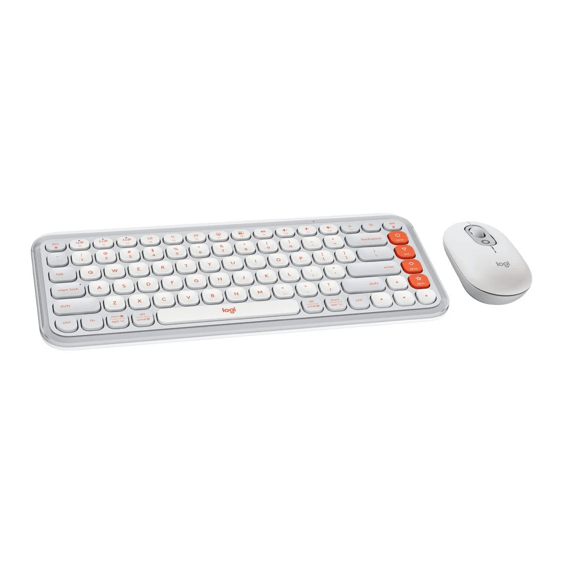 3 Logitech POP Icon Keyboard and Mouse Combo Off White, 3 of 10