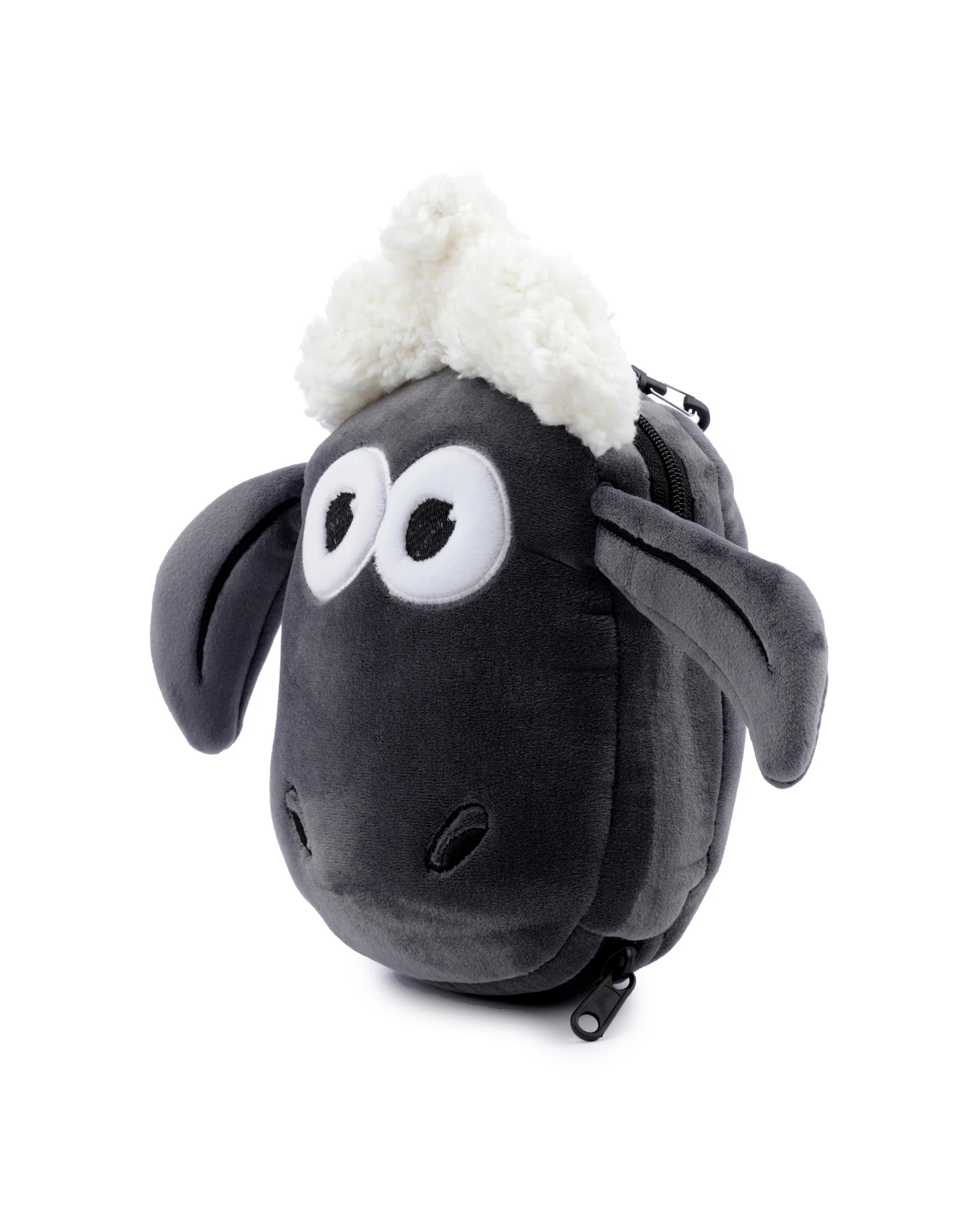 3 Relaxeazzz - Shaun the Sheep: Travel Pillow & Eye Mask Set, Gray - Grey, 3 of 8
