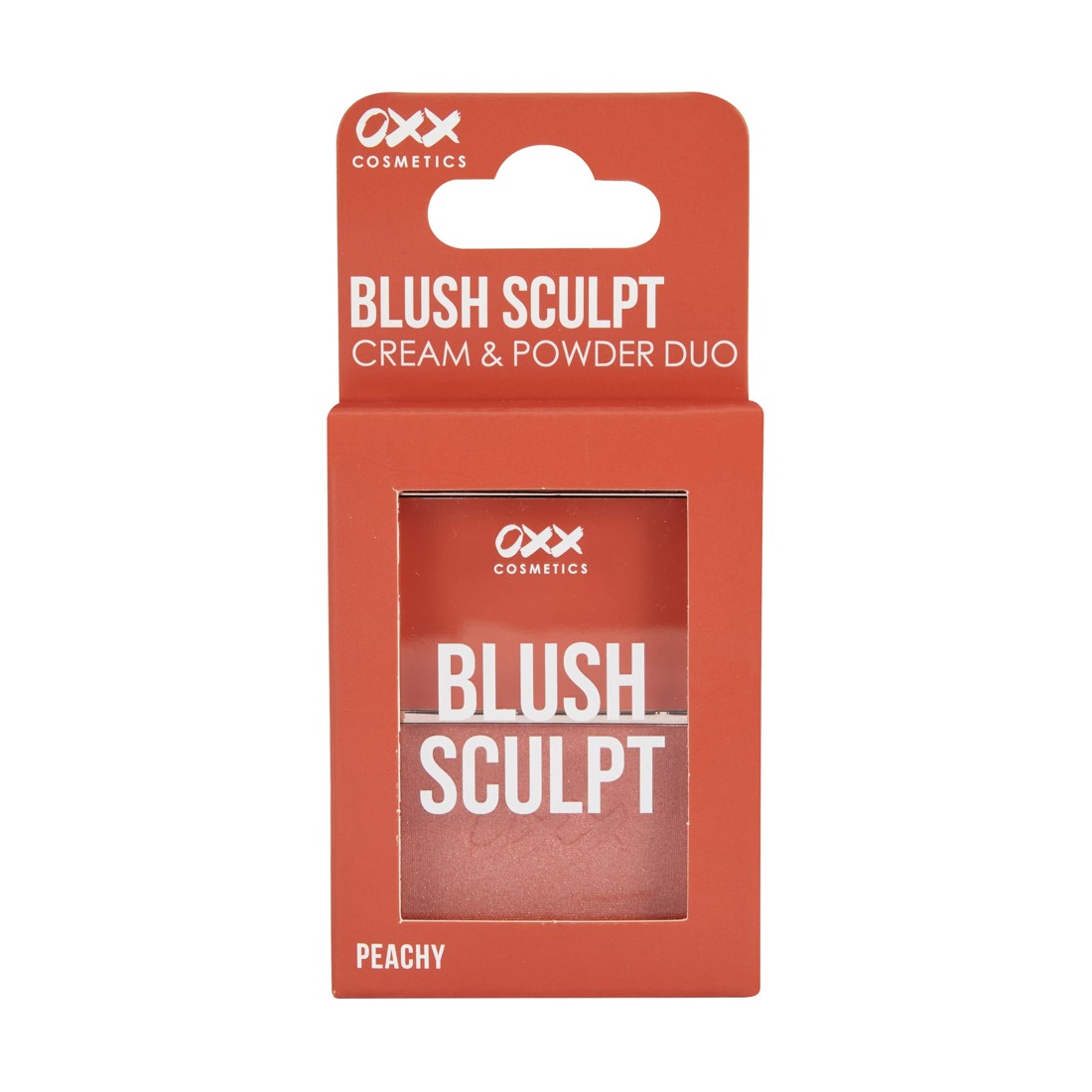 1 OXX Cosmetics Cream and Powder Duo Blush Sculpt - Peachy, 1 of 4