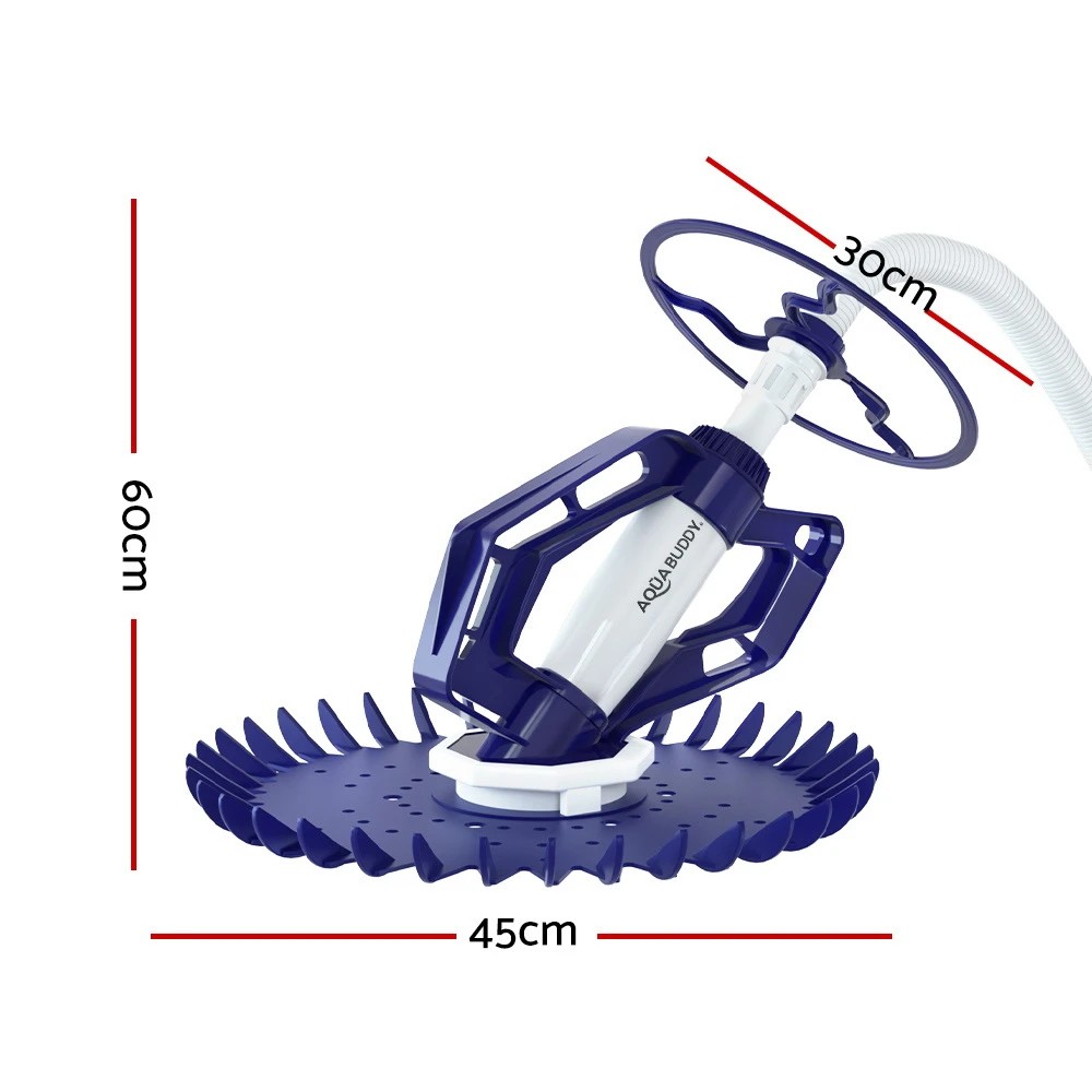 2 Aqua Buddy Pool Cleaner Automatic Vacuum Floor Climb Suction Swimming Hose 10M - Blue, 2 of 7