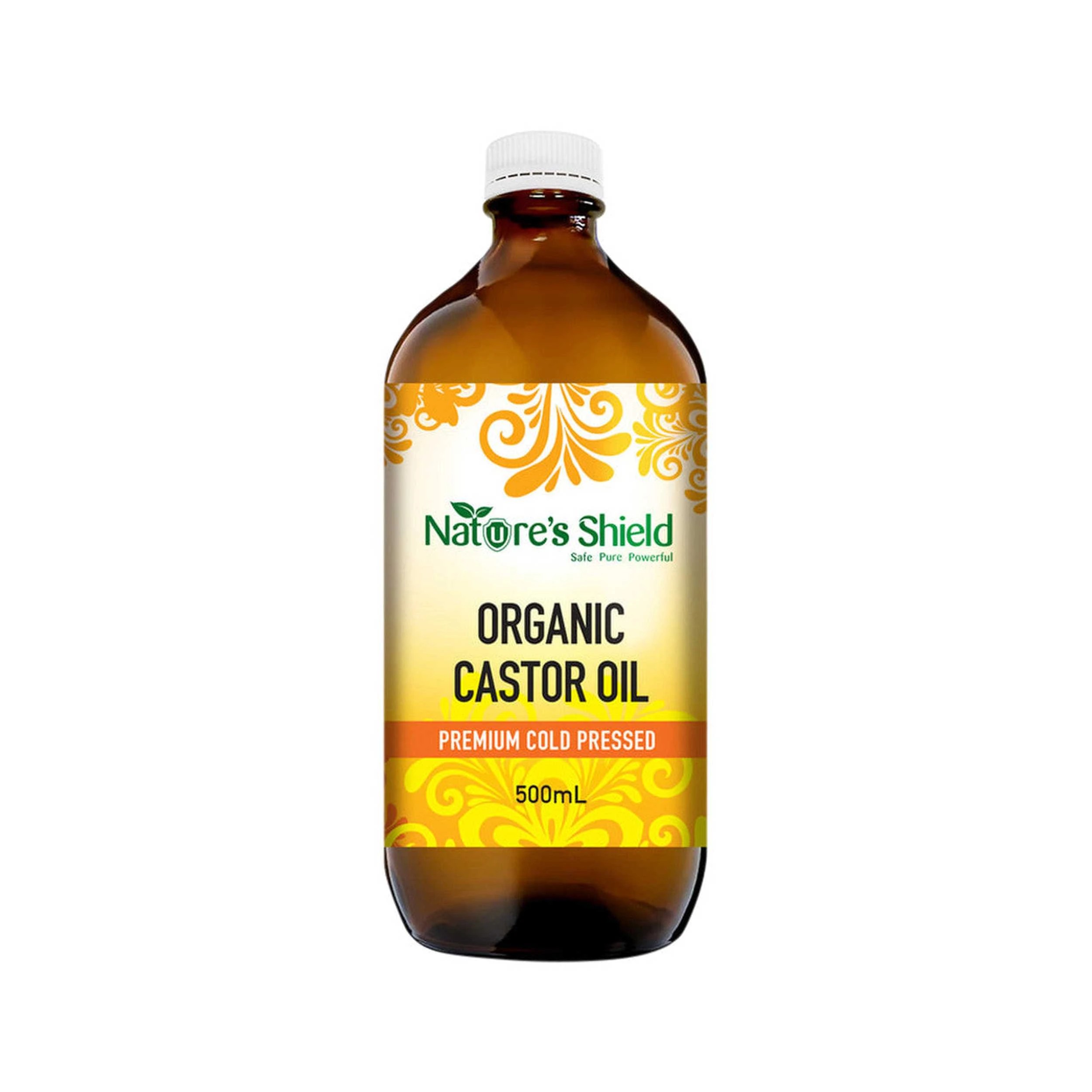 1 Nature's Shield Organic Castor Oil 500ml, 1 of 3
