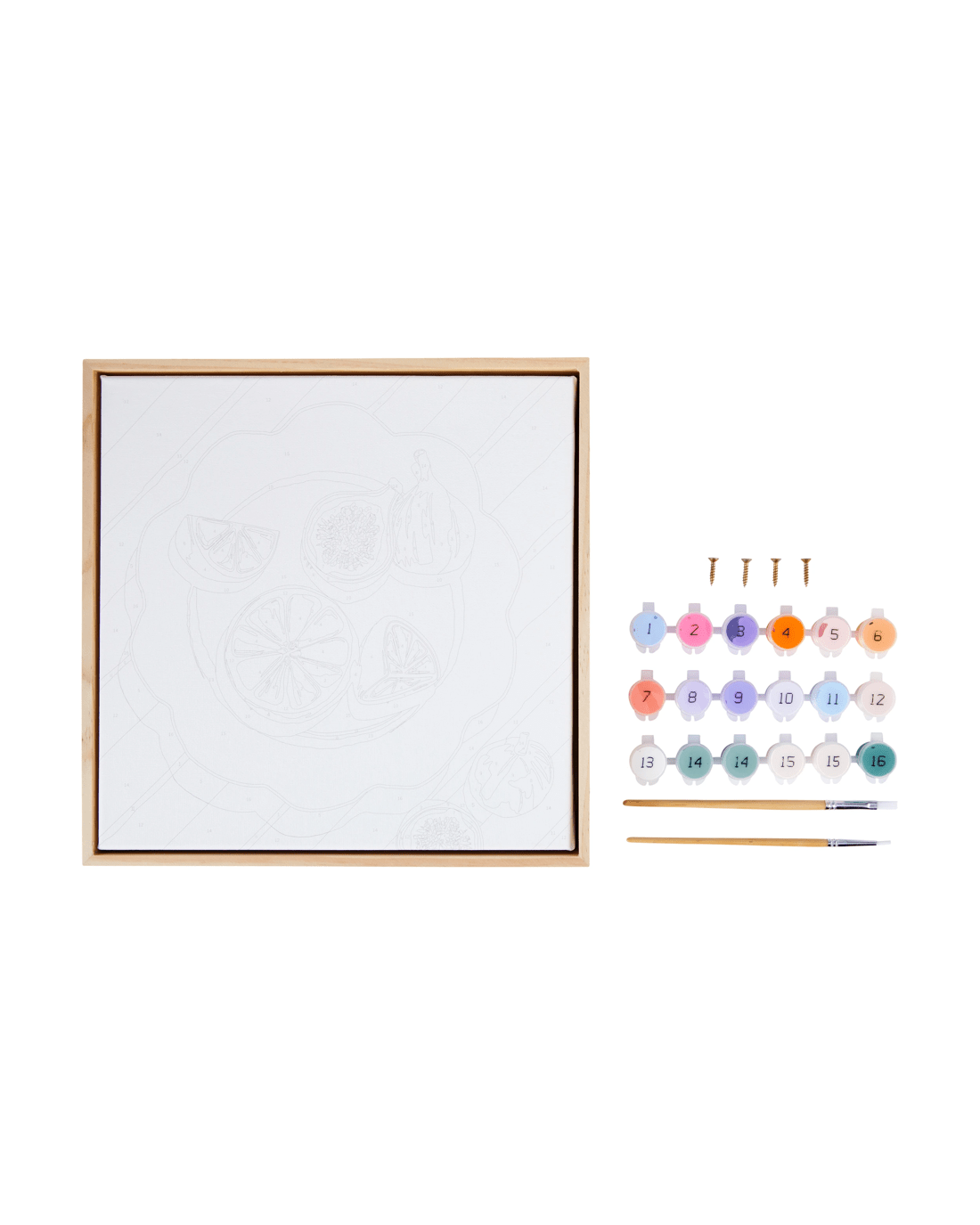 2 Paint By Numbers Framed Canvas Kit, 2 of 3