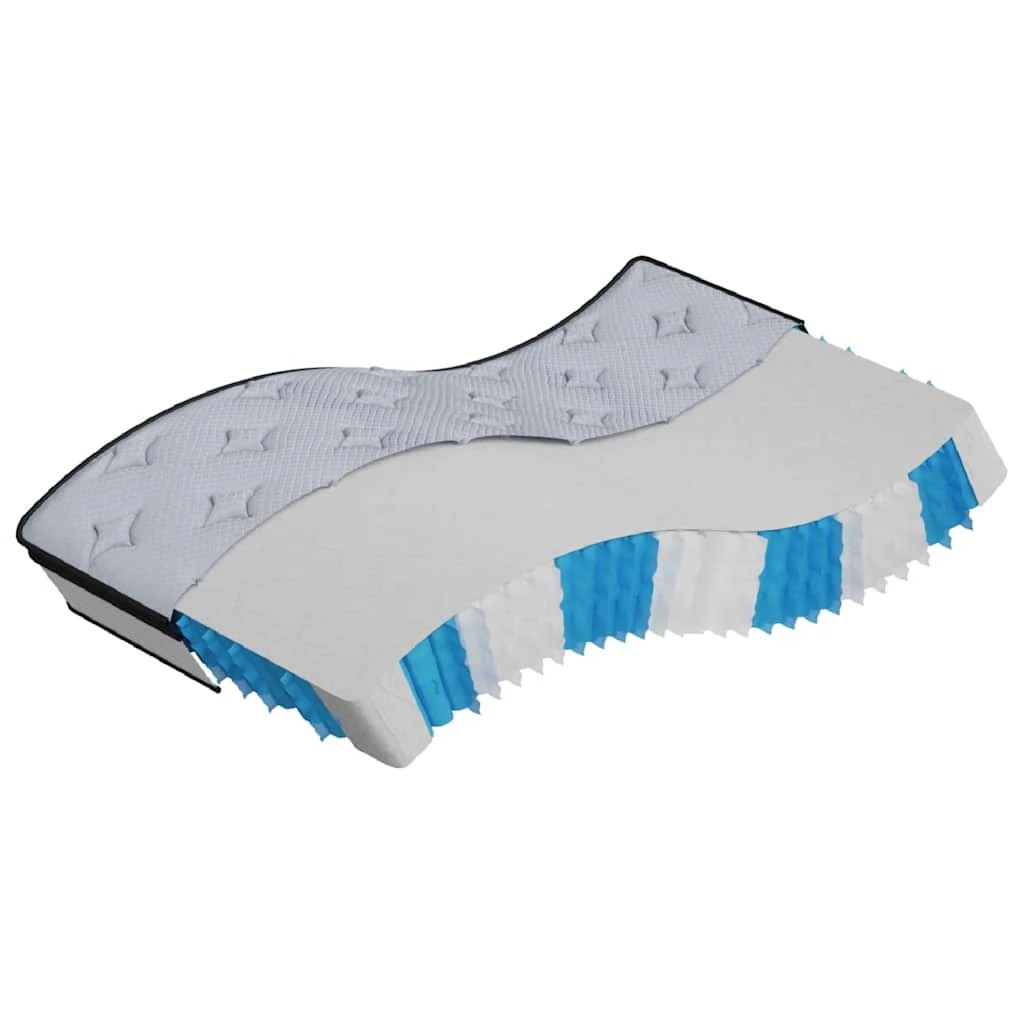 1 Vidaxl Mattress - Grey - King Single Bed - Grey, 1 of 9