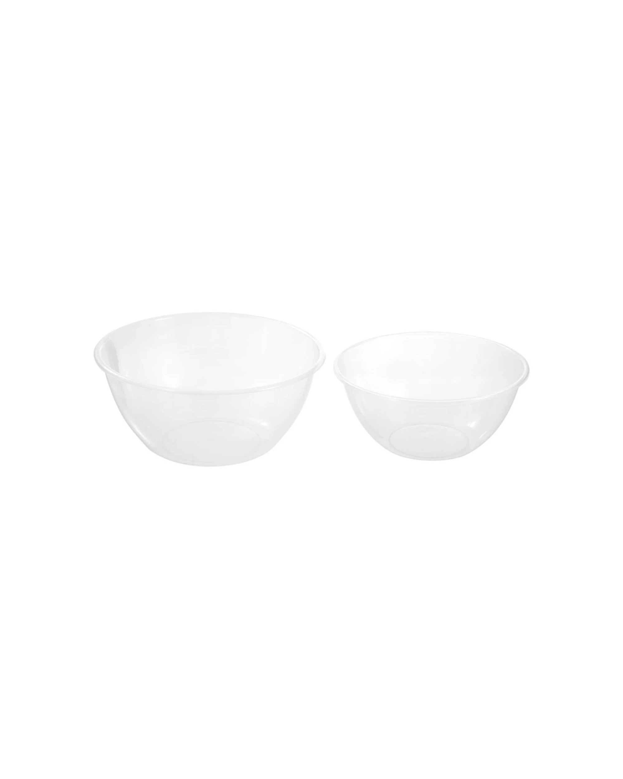 5 Lemon & Lime 12pc Large Plastic Serving Salad Bowls 3.5L - Clear, 5 of 5