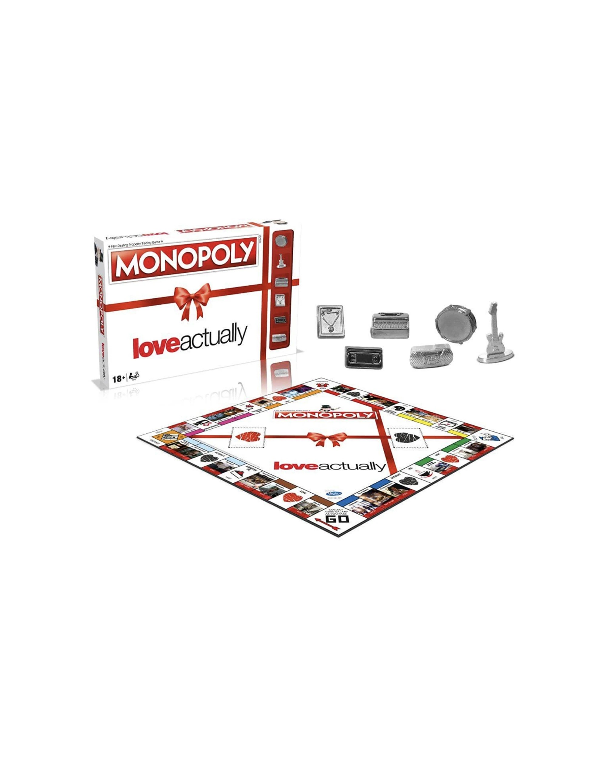 4 Monopoly Love Actually Edition Adult Tabletop Themed Board Game - Multi, 4 of 5