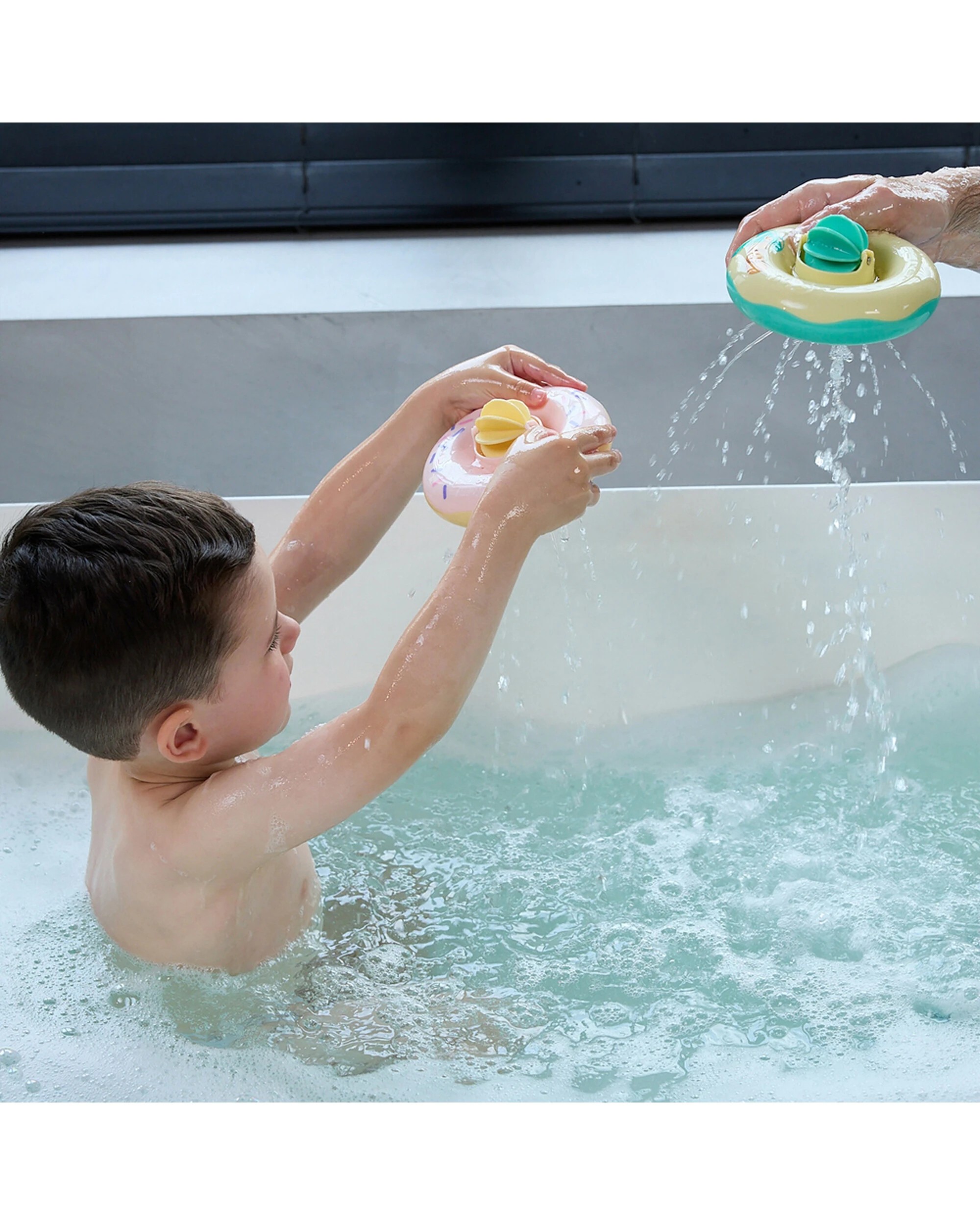 1 Bluey Family Bath Set Canoe & 2 Bath Splash & Float Bath Kids Toy - Multi, 1 of 5