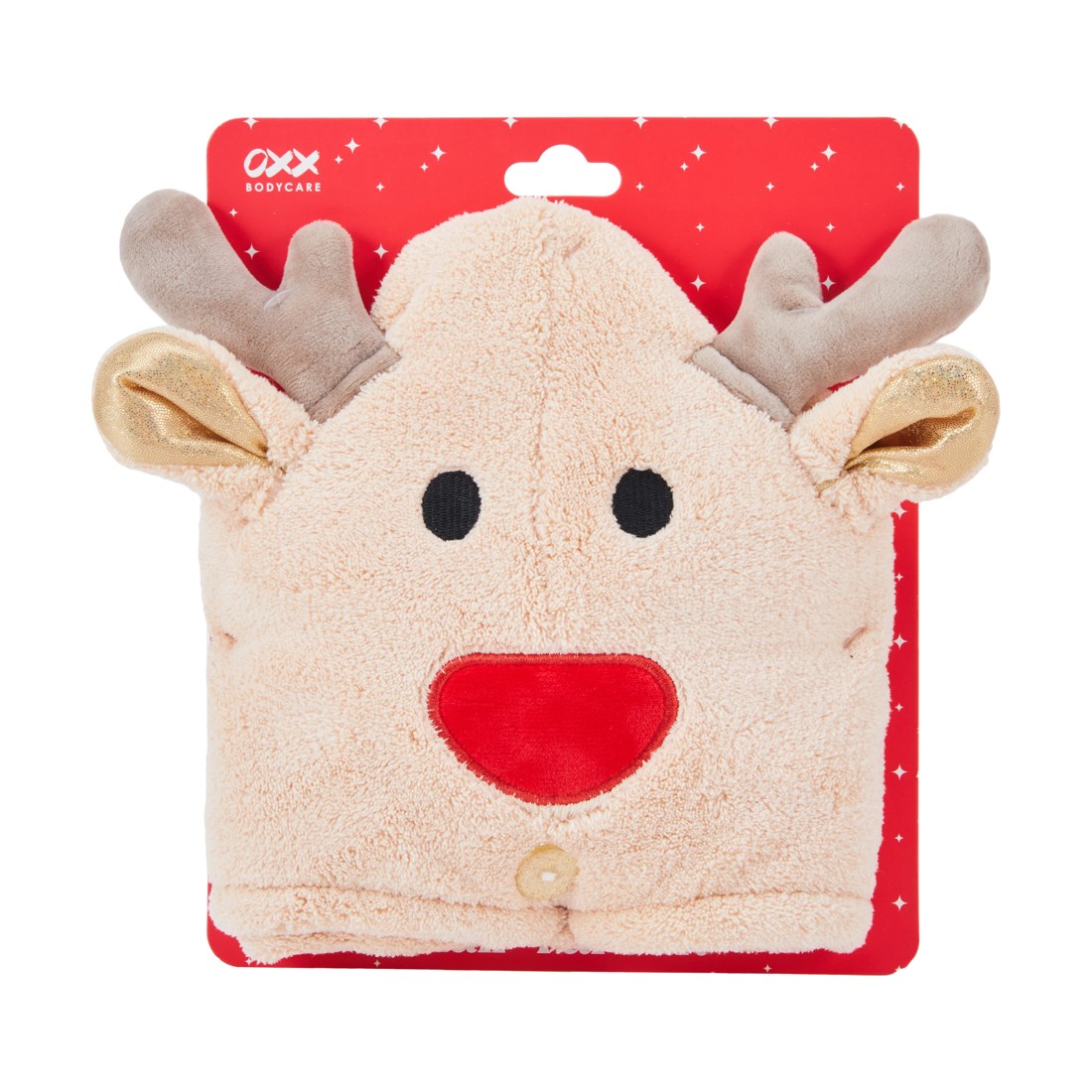 3 OXX Bodycare Hair Turban - Reindeer, 3 of 4