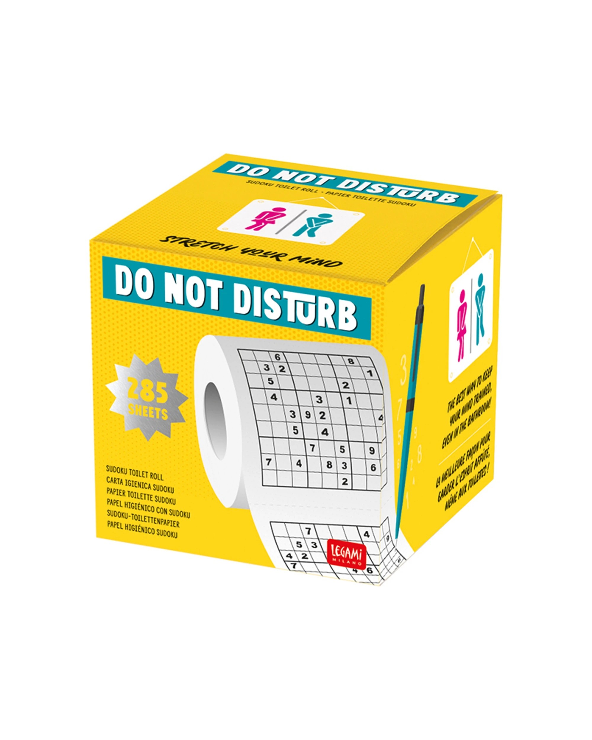 2 Legami 2PK Do Not Disturb Sudoku Toilet Paper Roll Game - White, 2 of 2