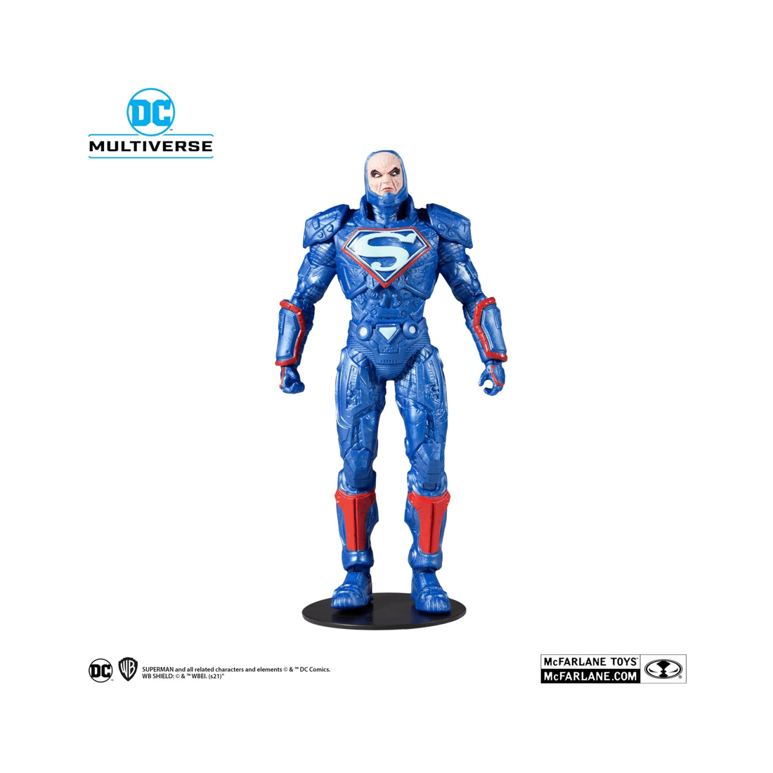 4 McFarlane Toys DC Multiverse Justice League The Darkseid War Lex Luthor Power Suit 7 inch Action Figure, 4 of 6