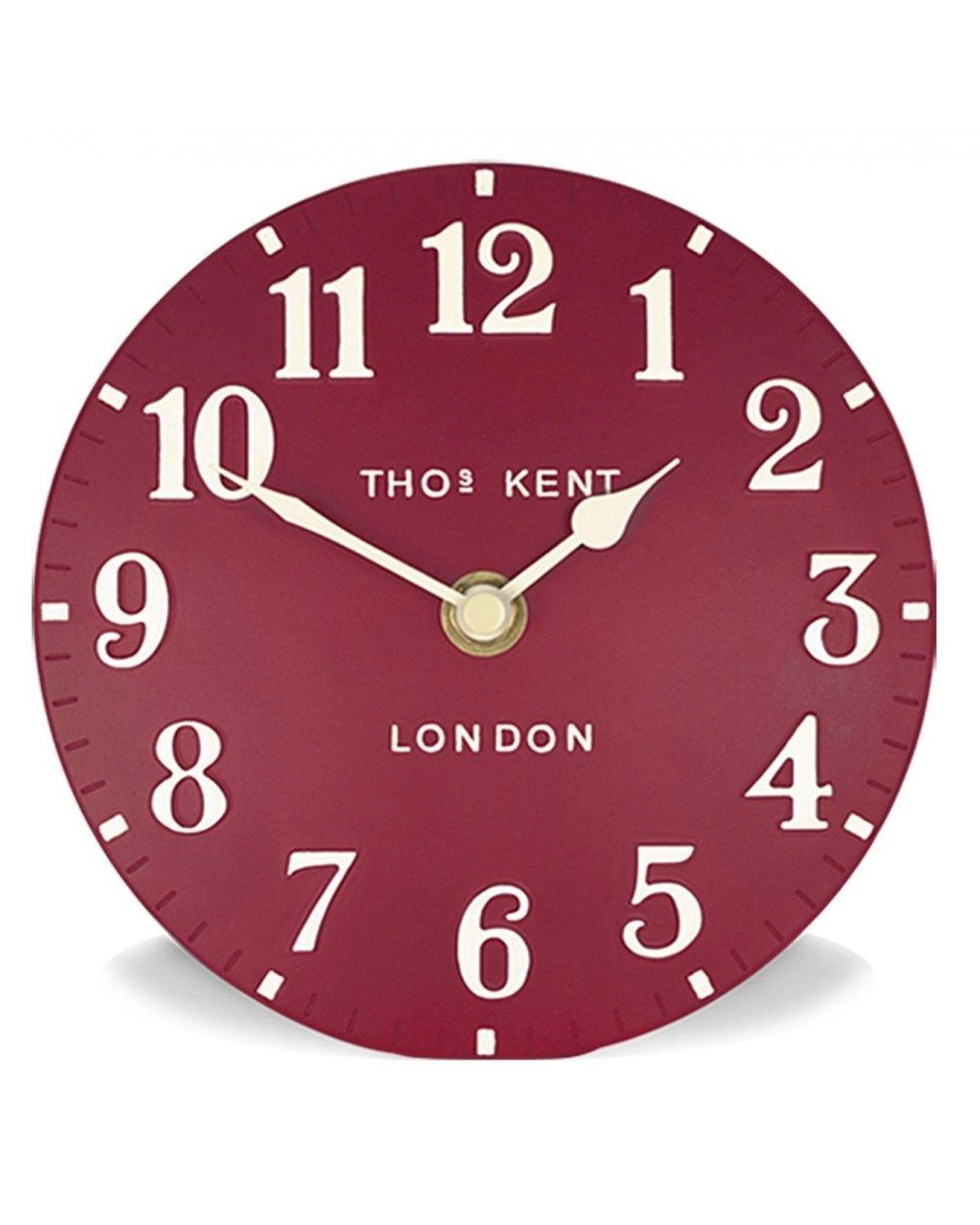 1 Thomas Kent 30cm Mulberry Arabic Wall Clock  Red, 1 of 3
