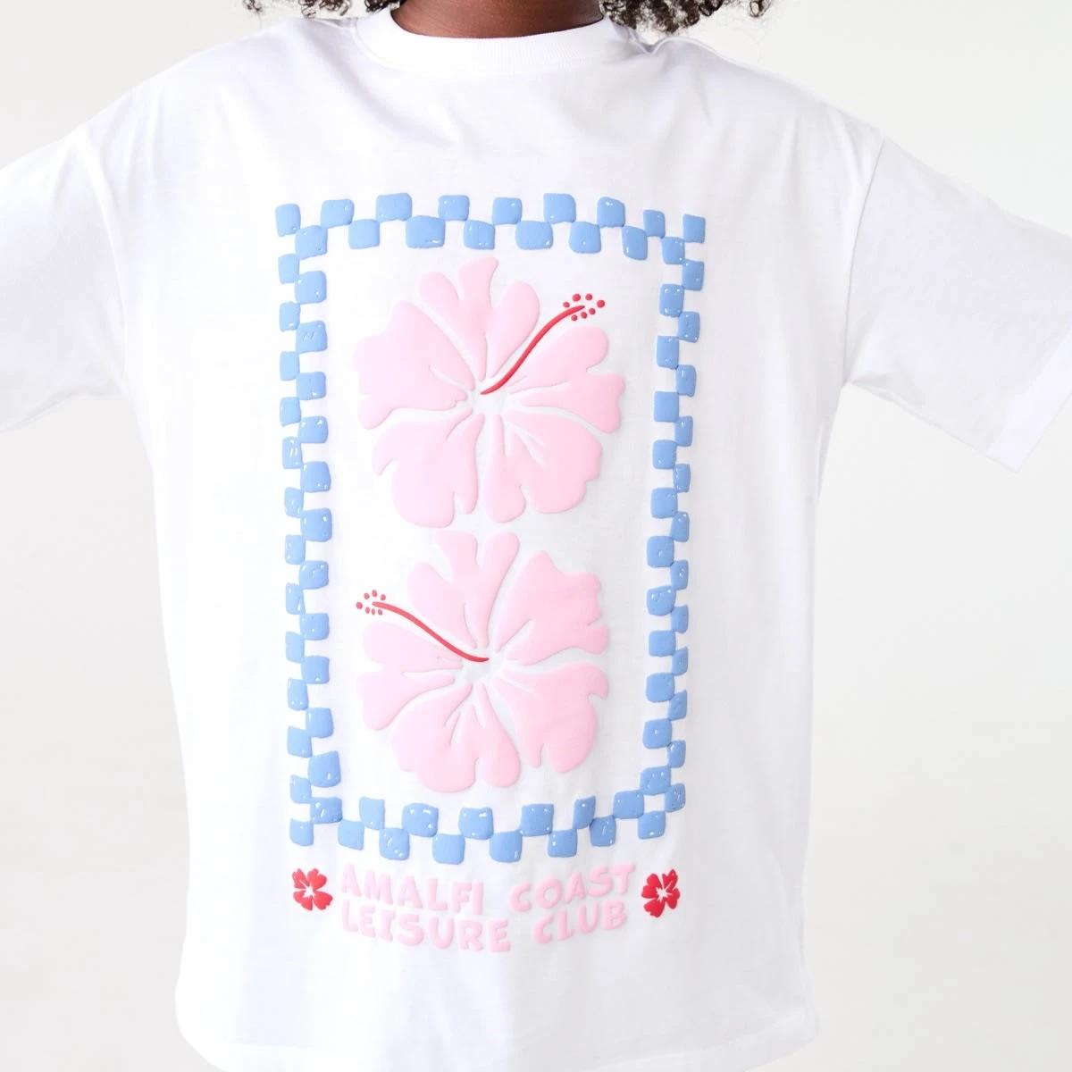 4 Oversized T-shirt WHITE AMALFI COAST, 4 of 6
