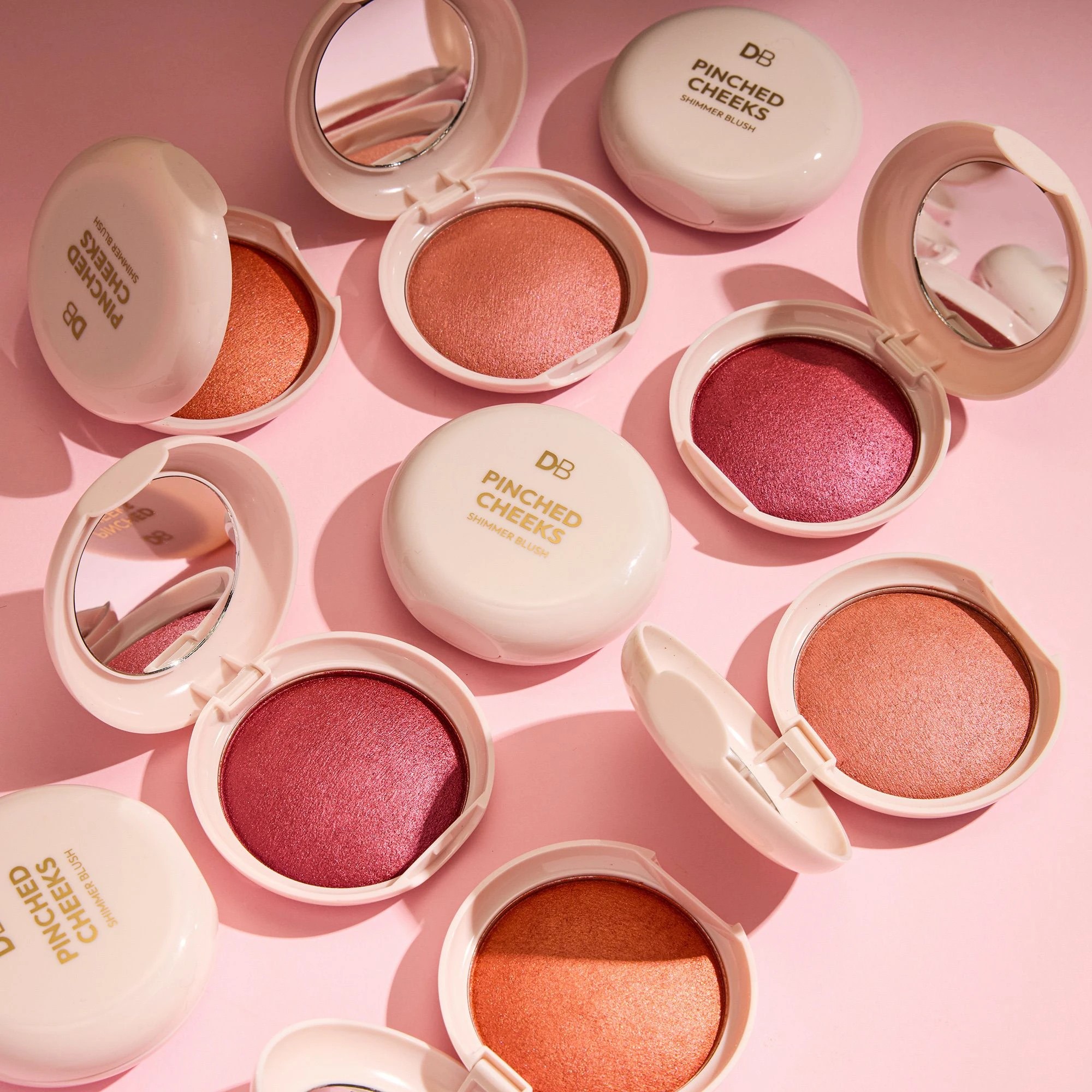 DB Designer Brands Pinched Cheeks Shimmer Blush - Honest - Kmart