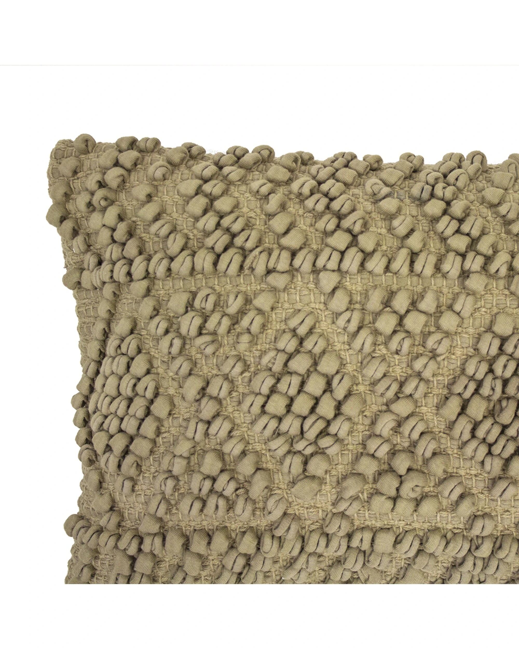 4 Bambury Glenelg Cushion Textured Cotton Decorative Rectangle - Brown, 4 of 4