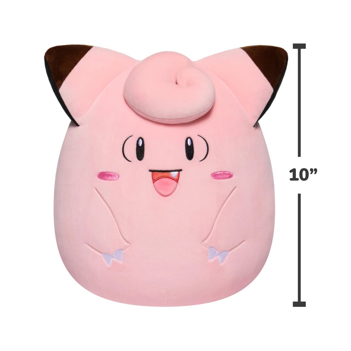 4 25cm Pokemon Squishmallows Clefairy Plush Toy, 4 of 4