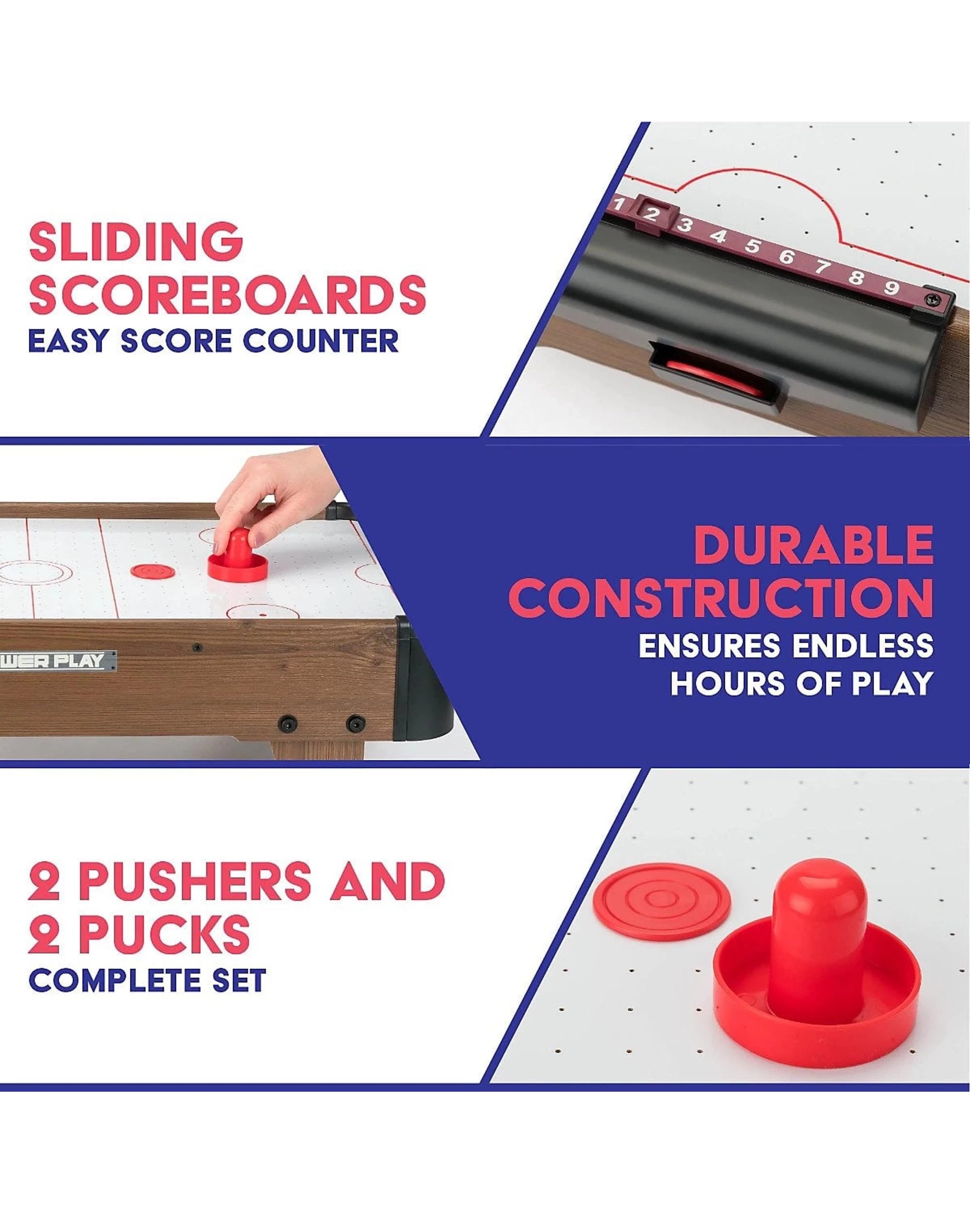 5 Power Play 28 inch Air Hockey Table, 5 of 6