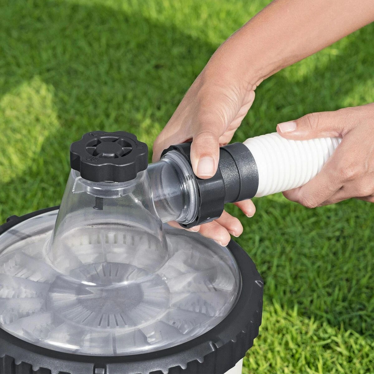 6 Bestway Pool Filter Pump System Above Ground Swimming Pools Cleaner, 6 of 10