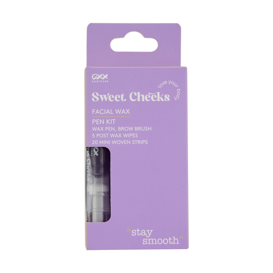 1 OXX Bodycare Sweet Cheeks Facial Wax Pen Kit, 1 of 7