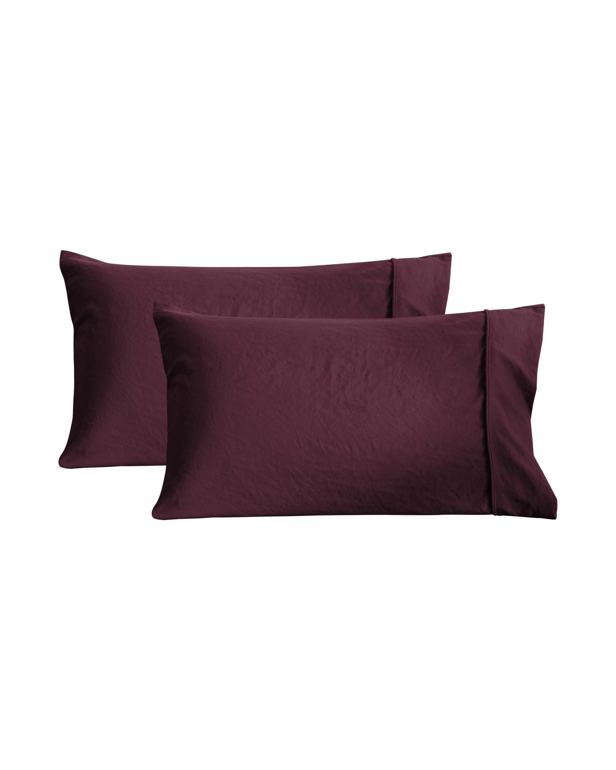 6 Dreamaker Superfine Washed Microfibre Standard Pillowcase Twin Pack - Cherry, 6 of 6