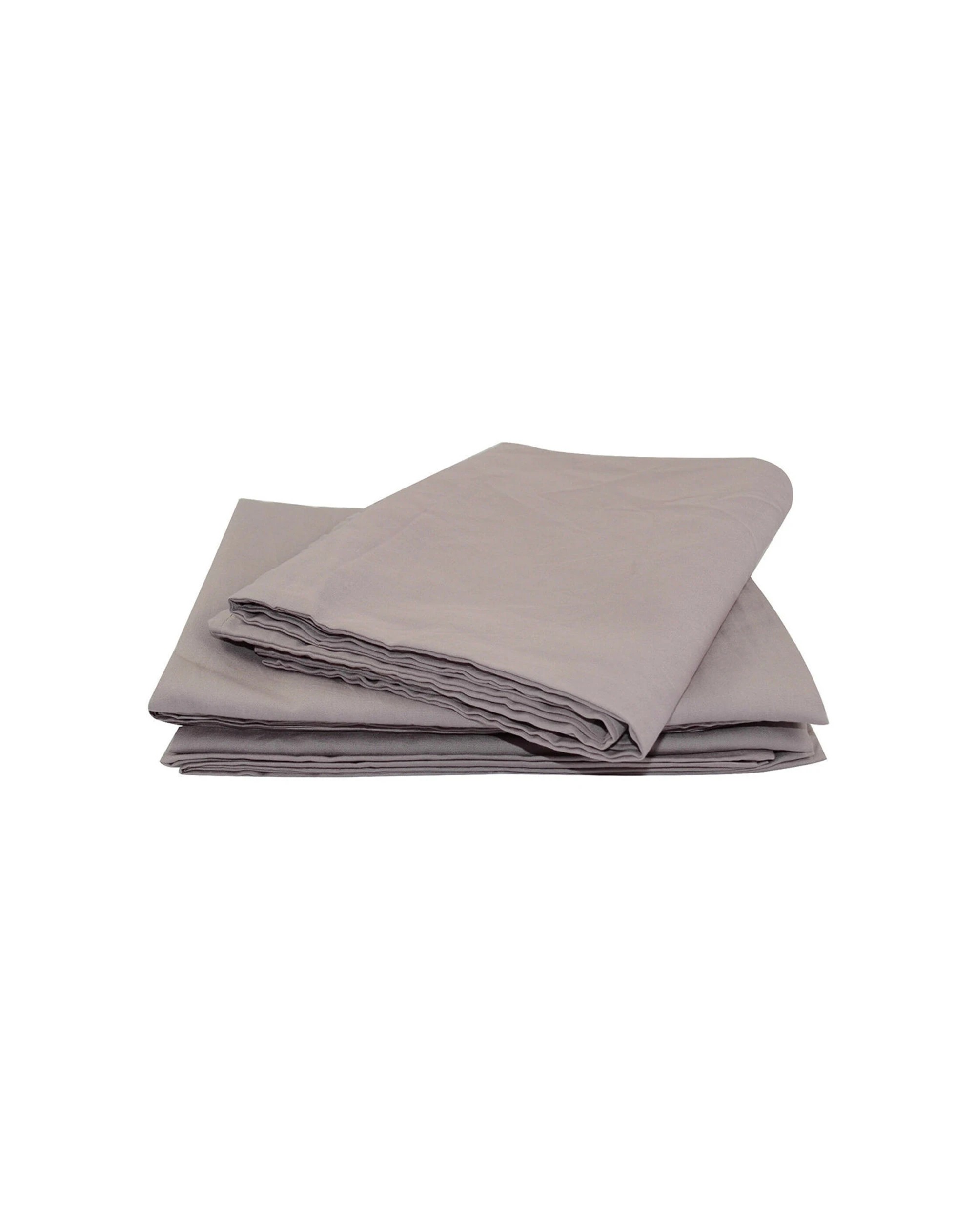 1 Cotton More 2pc 100% Cotton 500TC Plain Pillow Case Set 48x73cm Light - Purple, 1 of 1