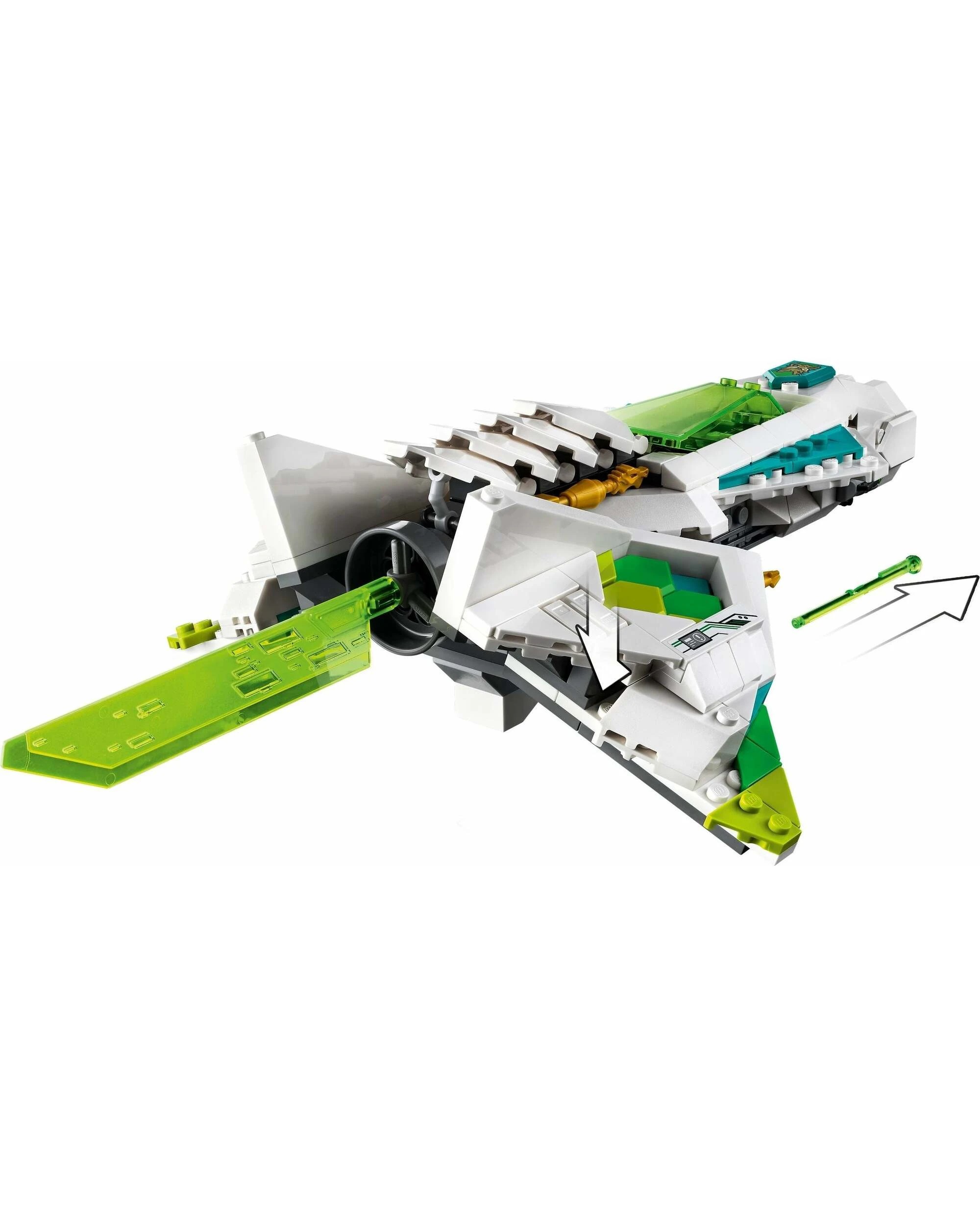 4 LEGO Monkie Kid 80020 White Dragon Horse Jet, 4 of 5