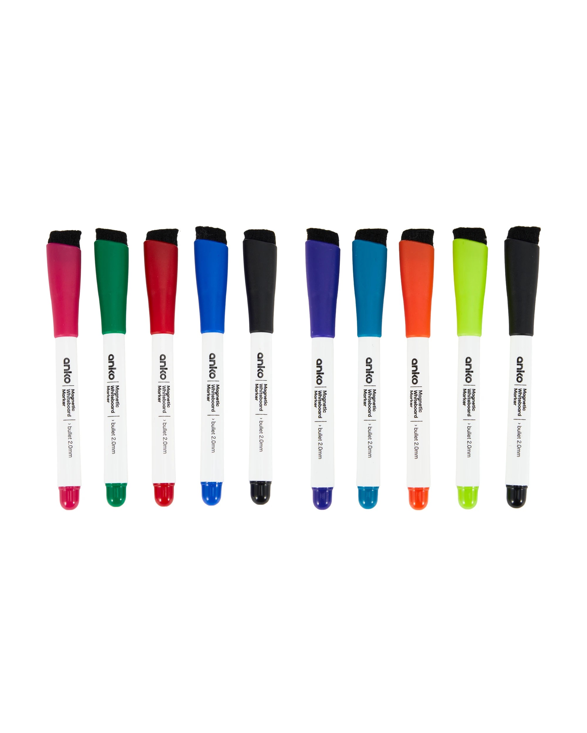 3 10 Pack Magnetic Whiteboard Markers, 3 of 6