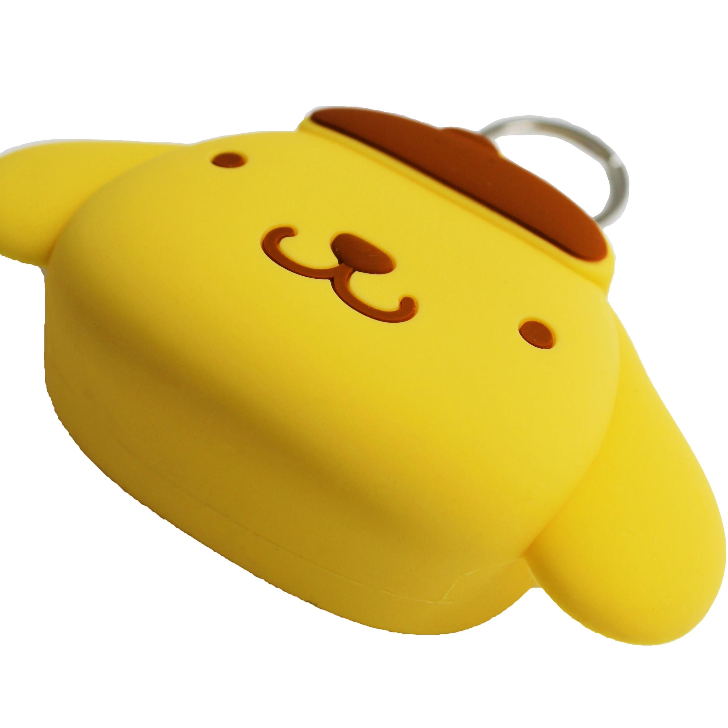 4 Hello Kitty and Friends License Pompompurin Keyring - Yellow, Brown and Silver Tone Pompom, 4 of 4