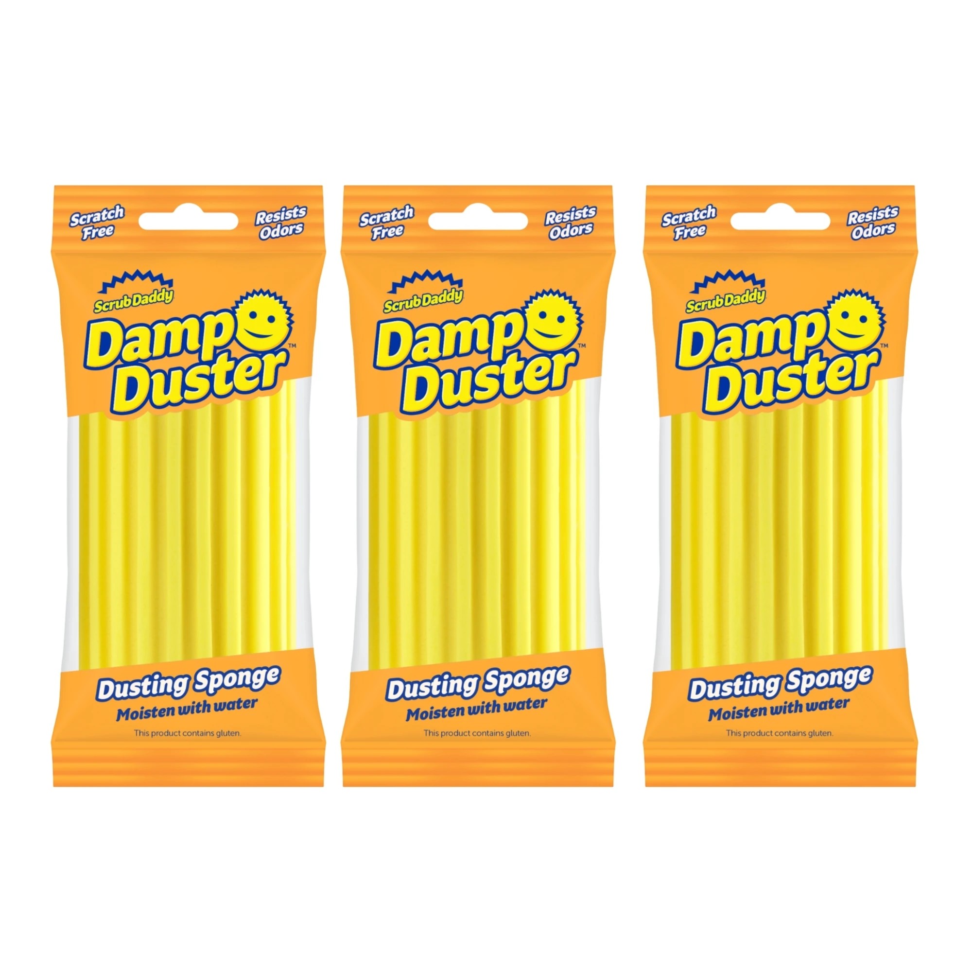 1 Scrub Daddy Damp Duster Yellow x3, 1 of 1