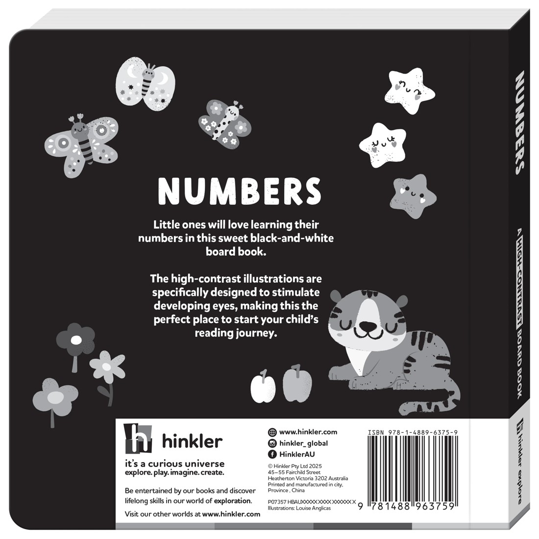 5 Numbers: A High-Contrast Board Book, 5 of 5