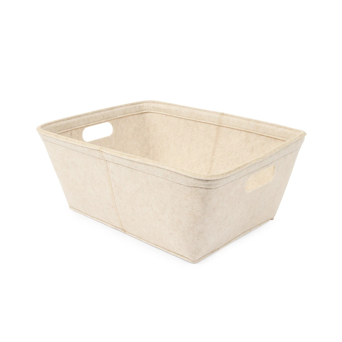 2 Felt Tub - Small, Beige, 2 of 10