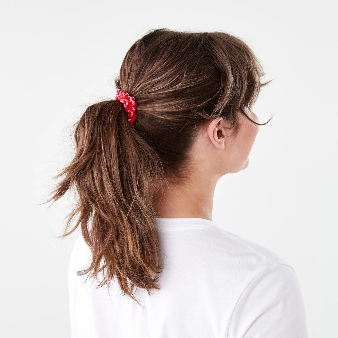 4 5 Pack Bandana Print Mini Hair Scrunchies, 4 of 5