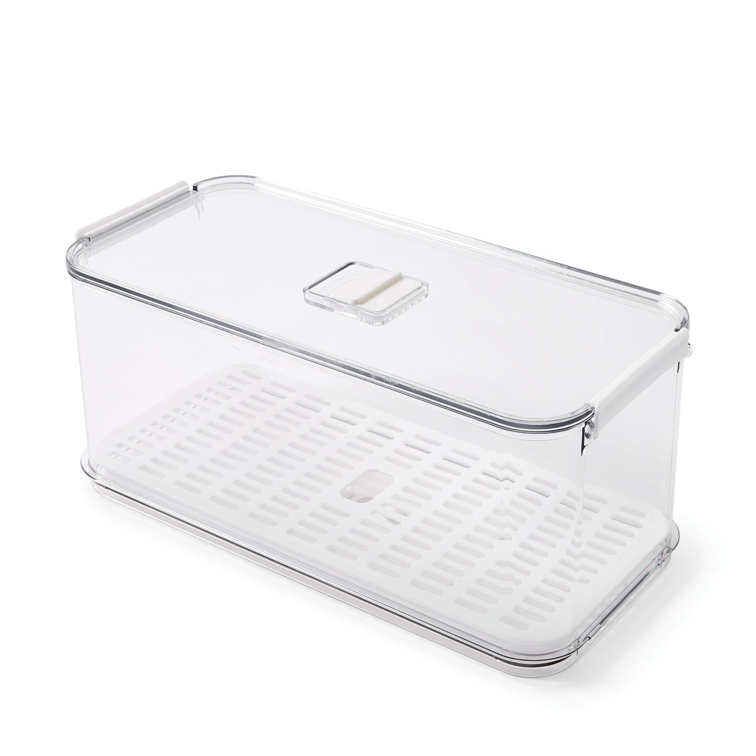 3 6L Fridge Storage - Clear and White, 3 of 8