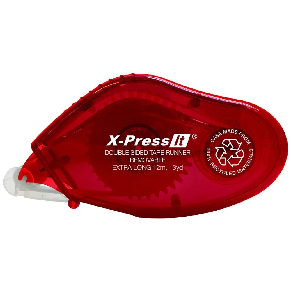 1 X-Press It Double Sided Tape Runner Removable 8mm x 12m, 1 of 2