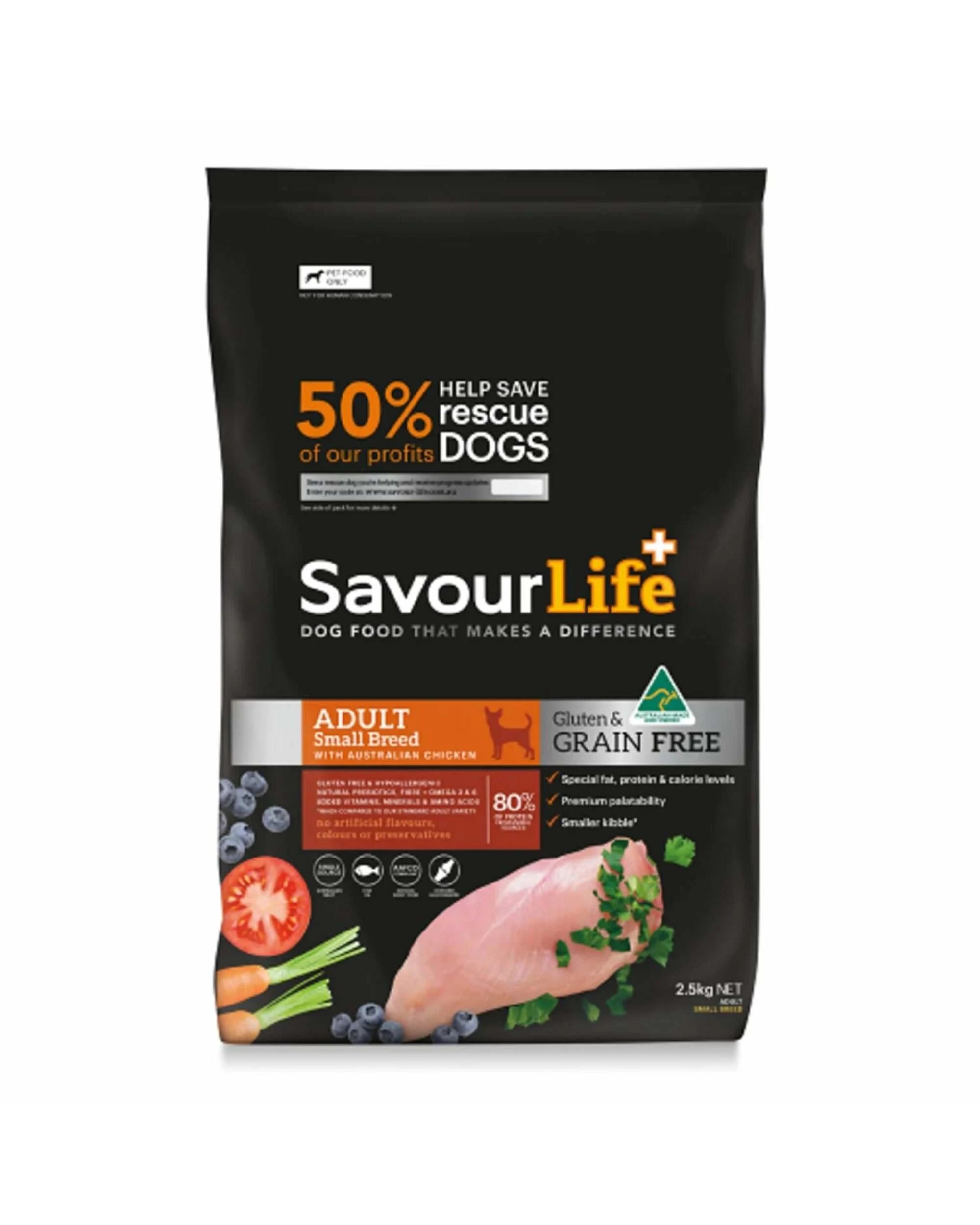 1 Savourlife Grain-Free Small Breed Adult 2.5kg, 1 of 1