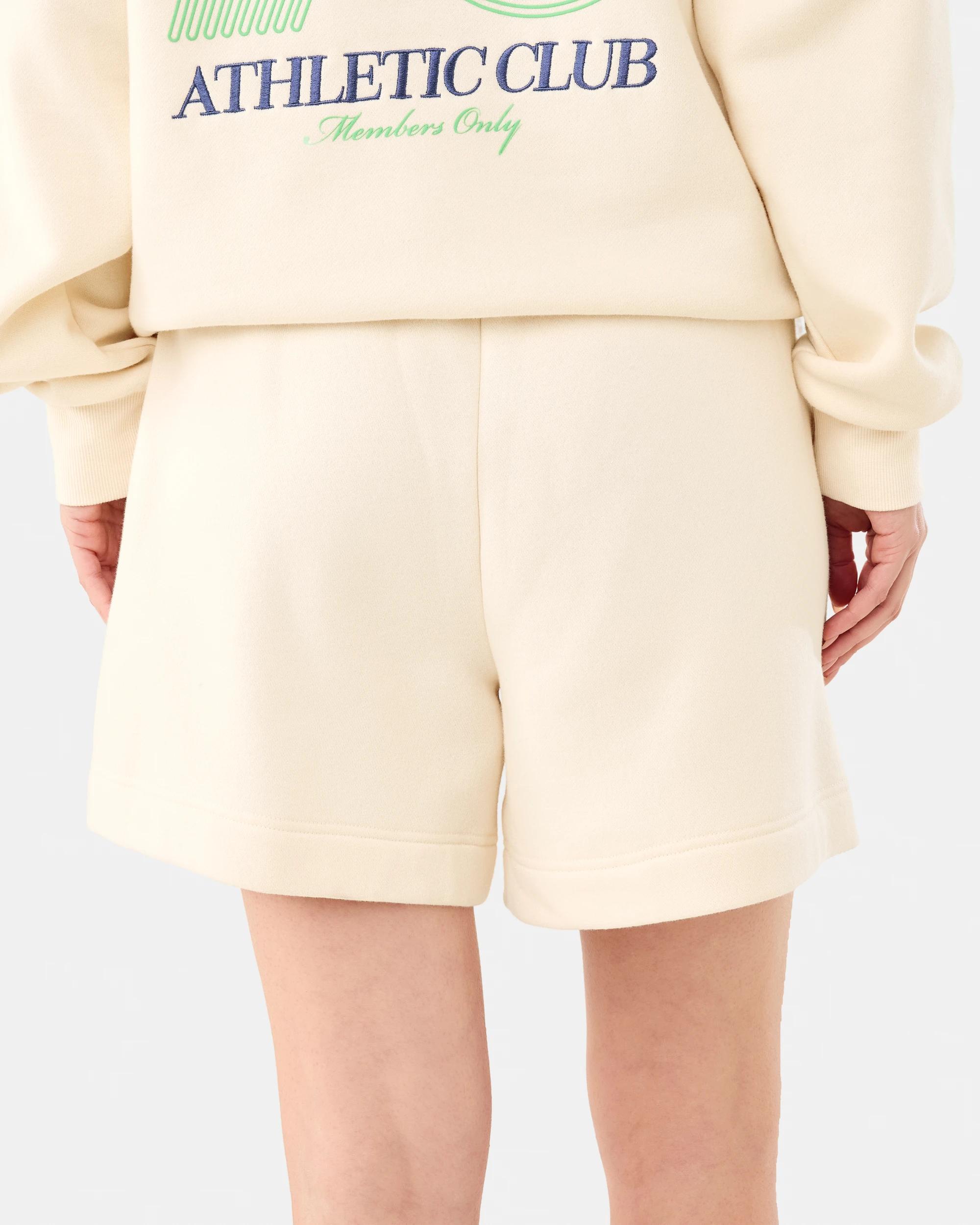 3 Active Womens A-Line Fleece Shorts Prl Ivory, 3 of 7