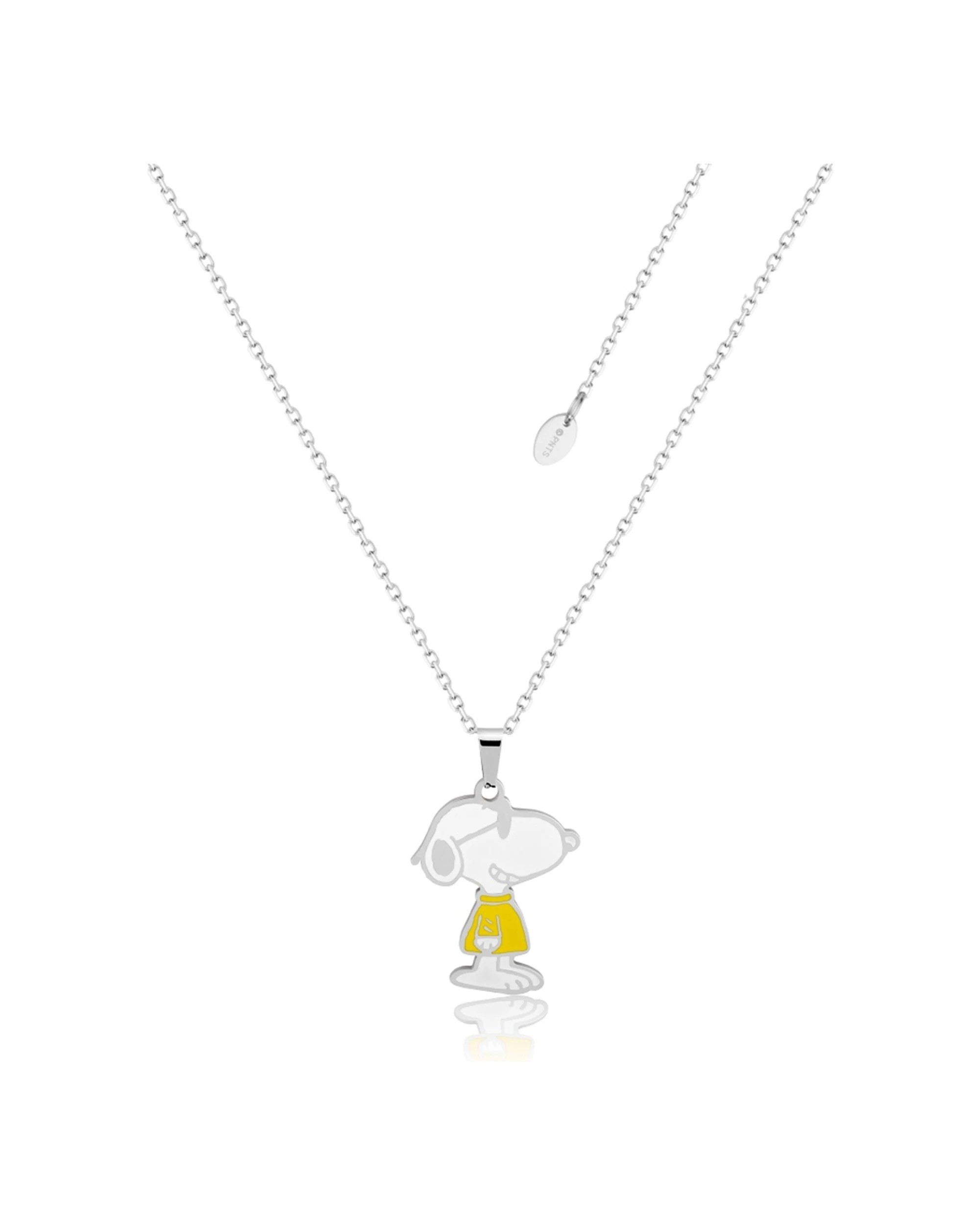 1 Couture Kingdom Peanuts Snoopy Joe Cool Necklace Jewellery Accessory - Silver, 1 of 2